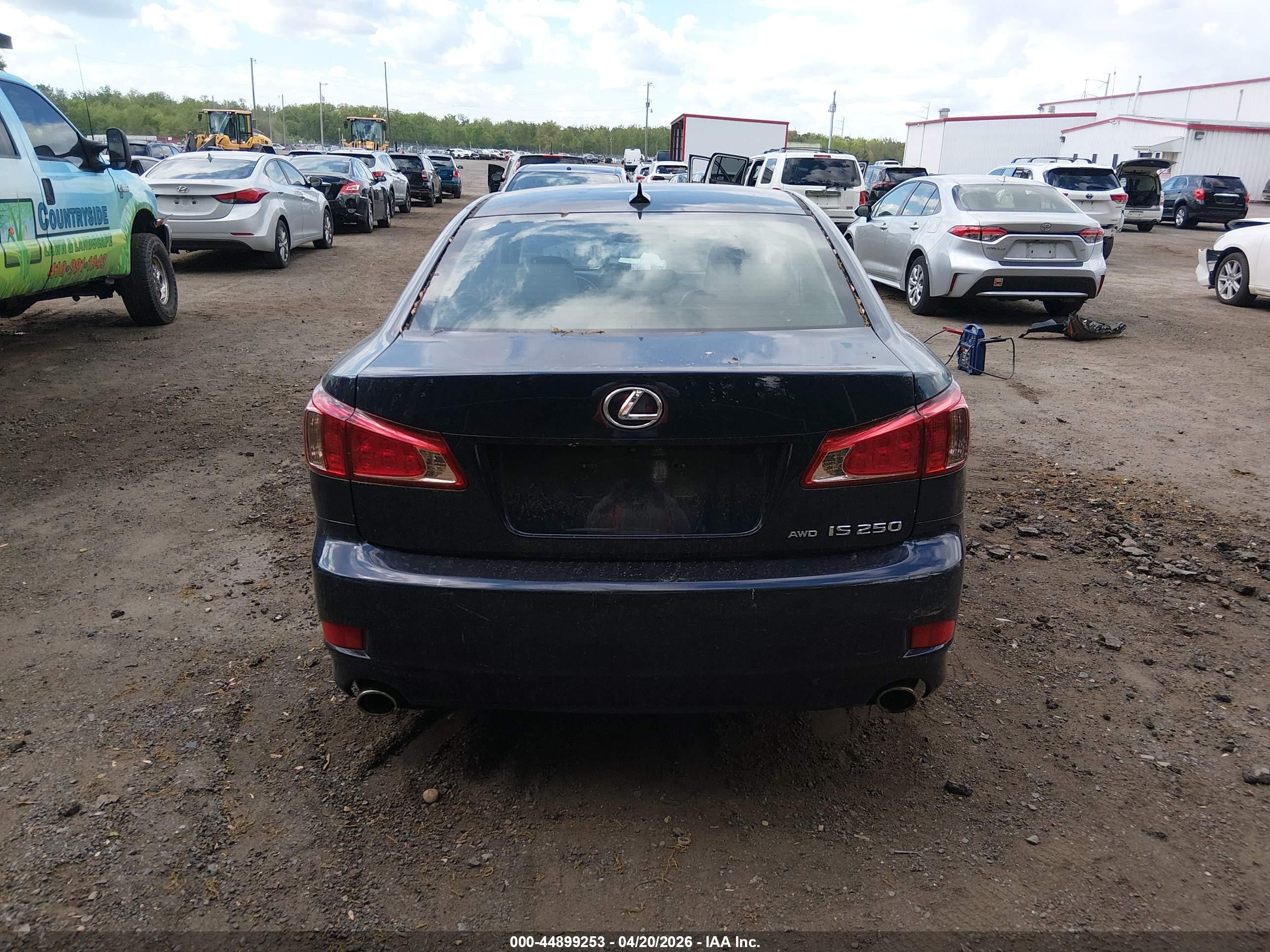 2011 Lexus Is 250   Blue vin: JTHCF5C29B5044945