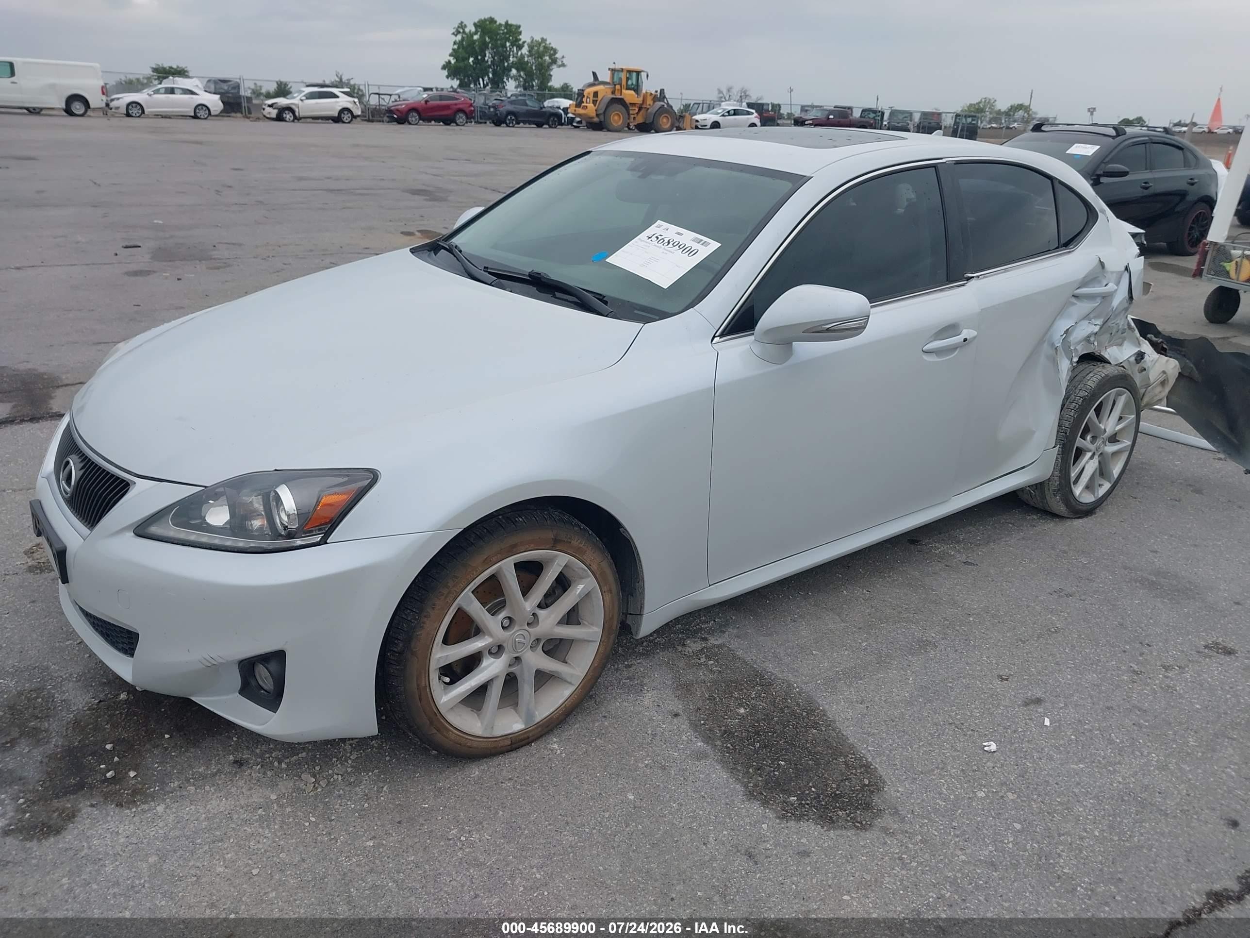 2011 Lexus Is 250   Light Blue vin: JTHCF5C29B5045352