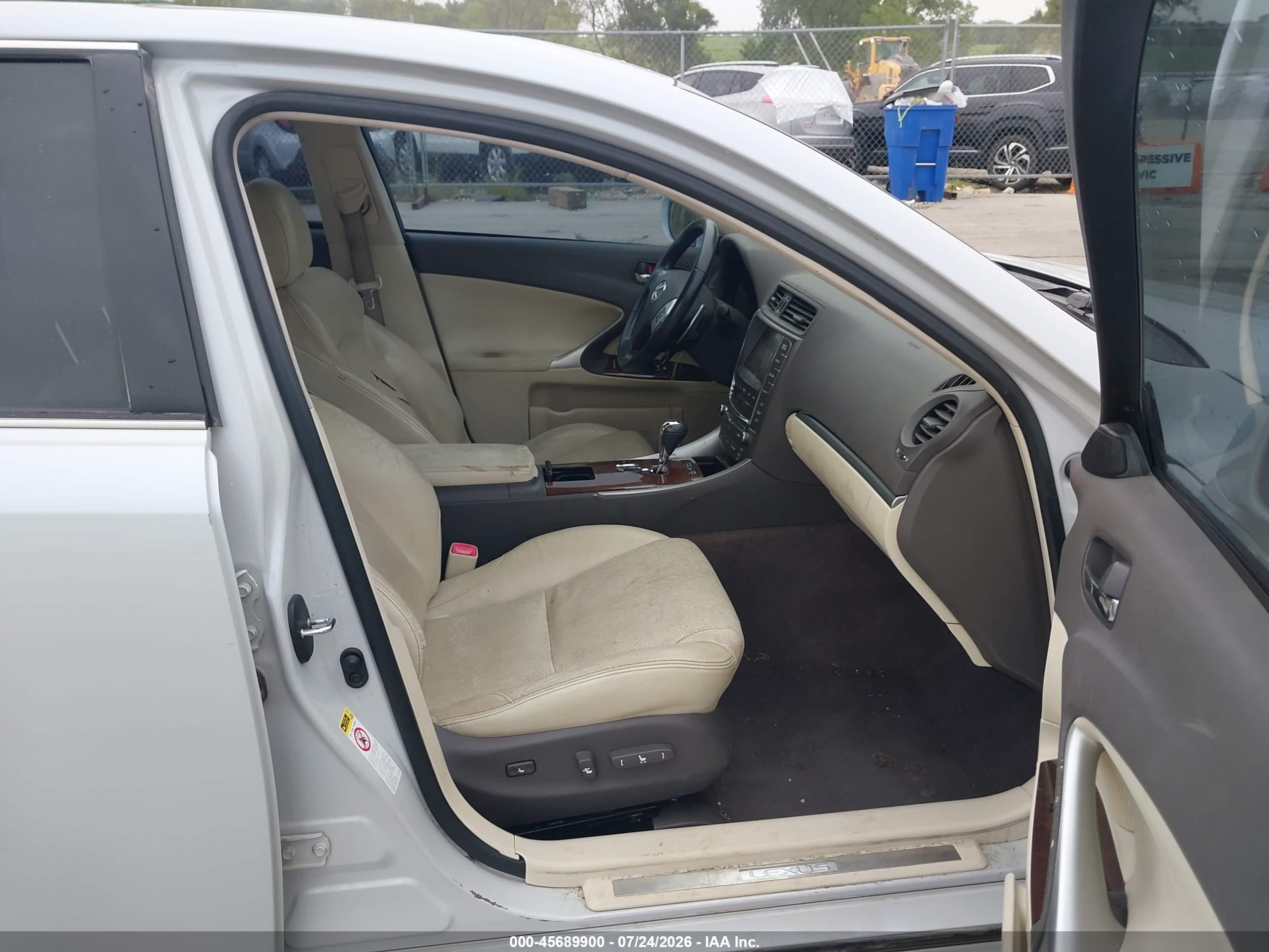 2011 Lexus Is 250   Light Blue vin: JTHCF5C29B5045352