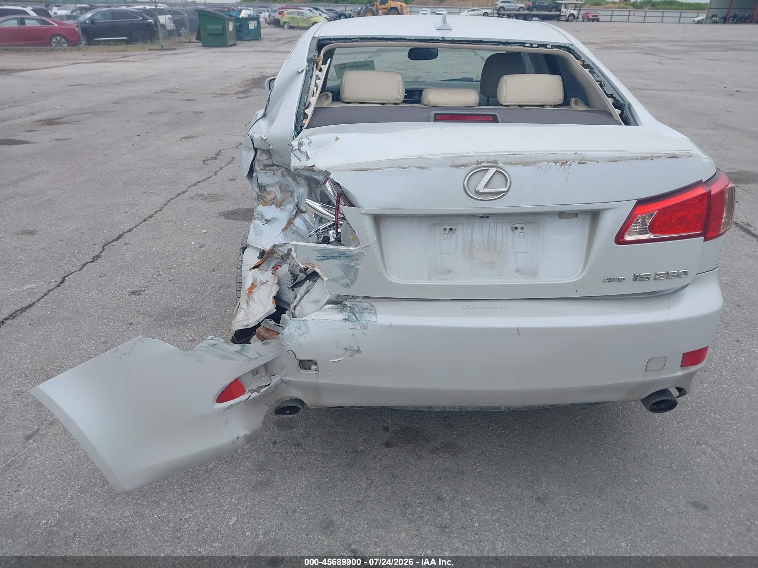 2011 Lexus Is 250   Light Blue vin: JTHCF5C29B5045352