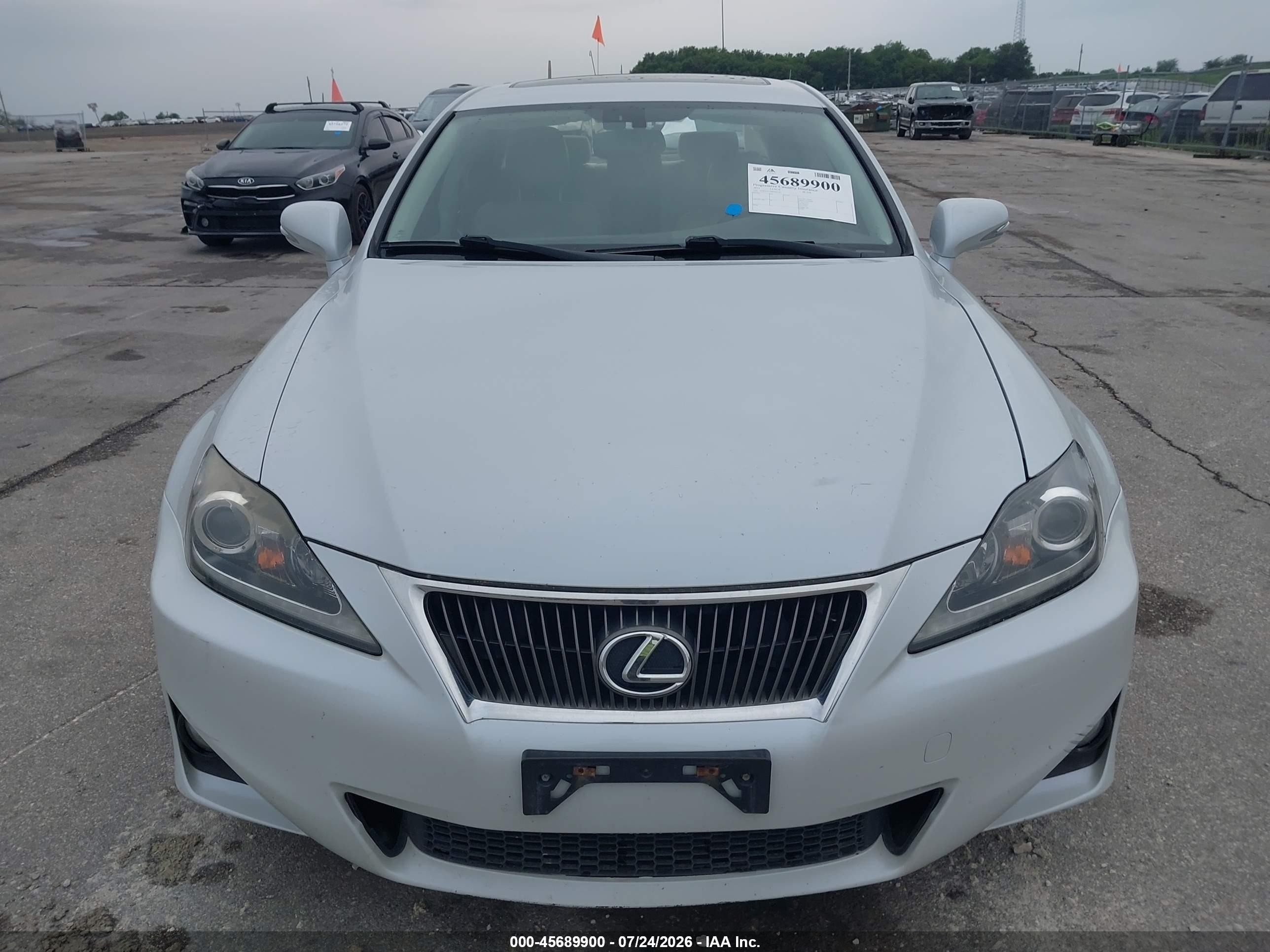 2011 Lexus Is 250   Light Blue vin: JTHCF5C29B5045352