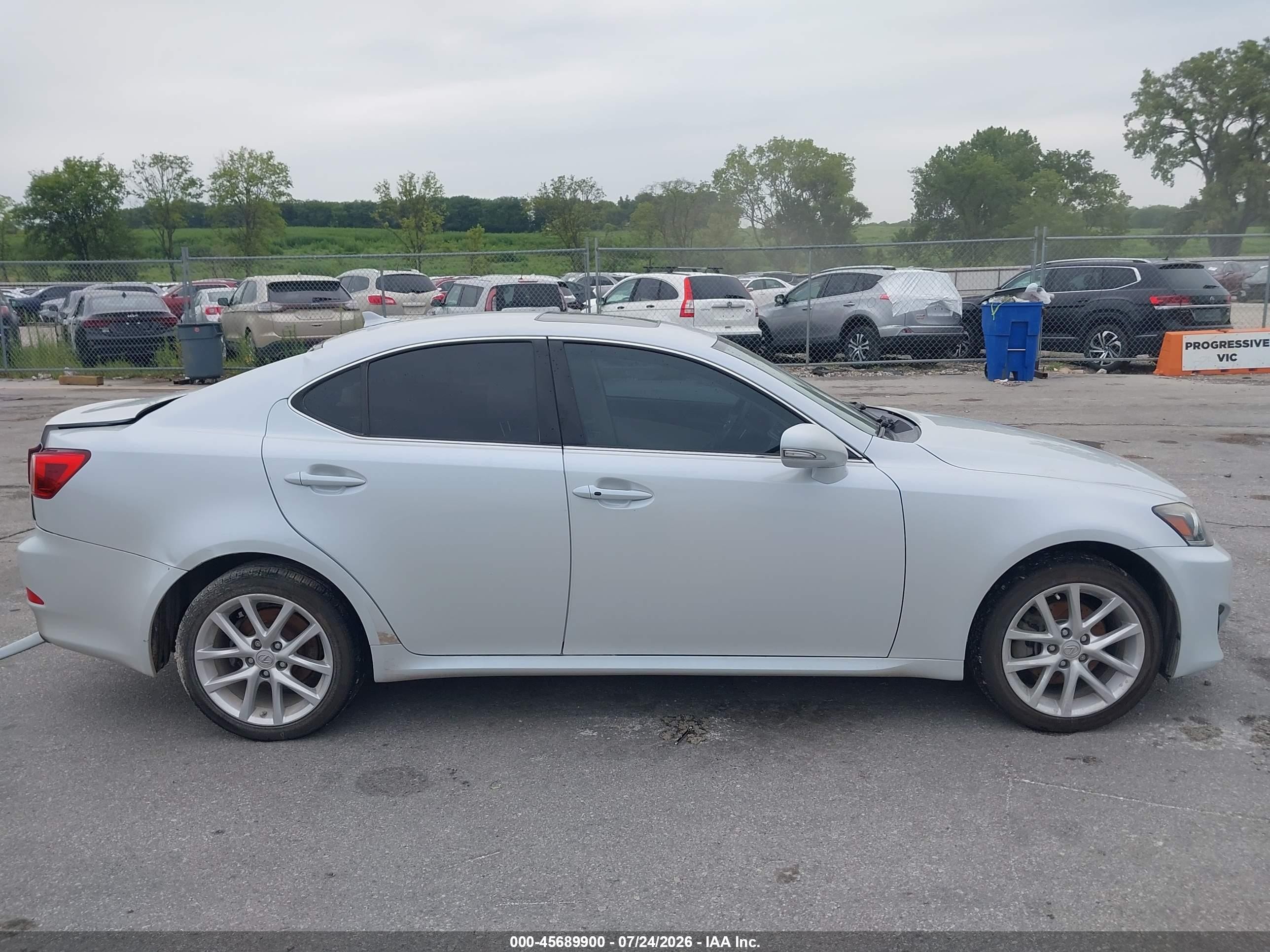 2011 Lexus Is 250   Light Blue vin: JTHCF5C29B5045352