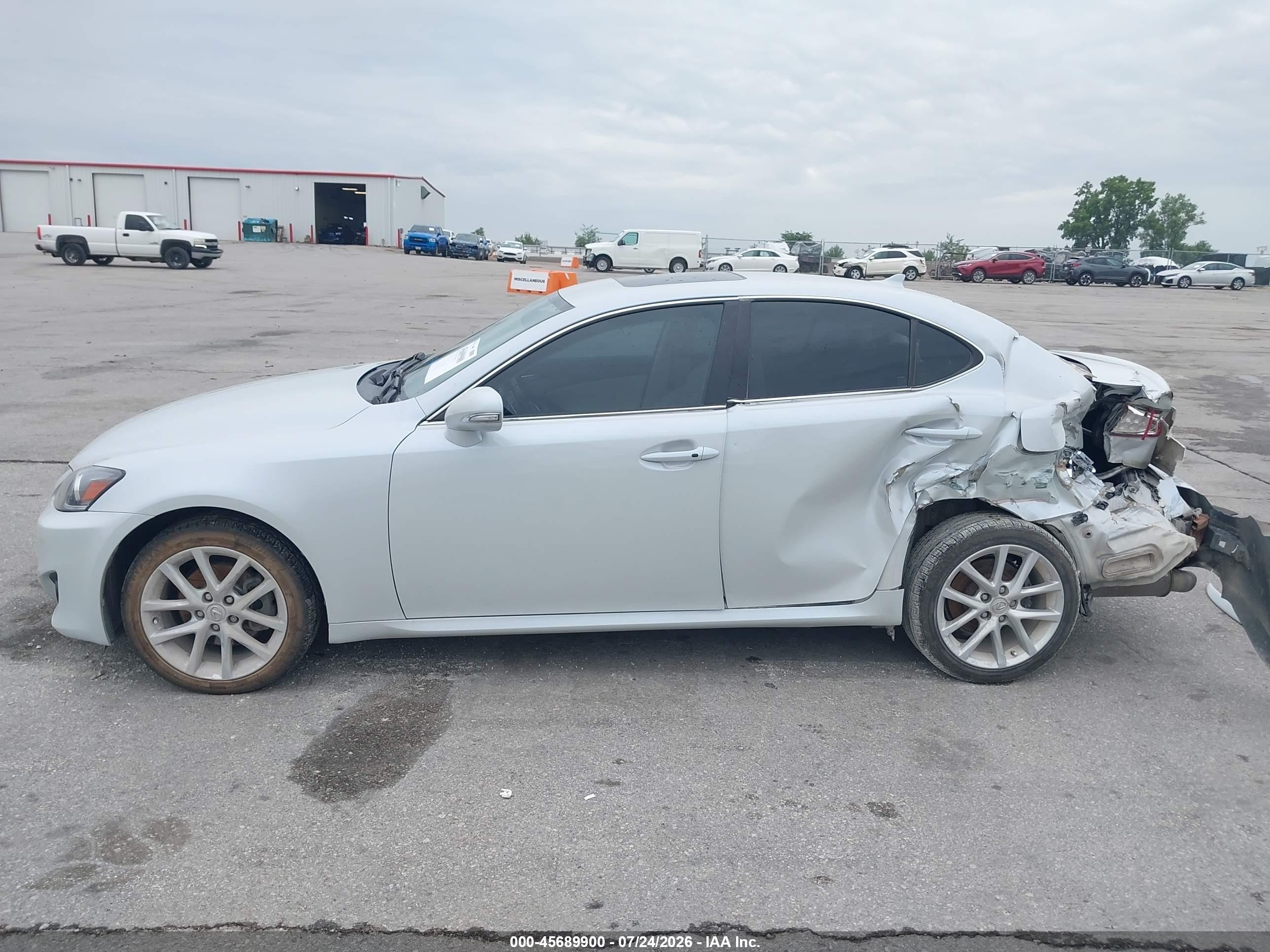 2011 Lexus Is 250   Light Blue vin: JTHCF5C29B5045352