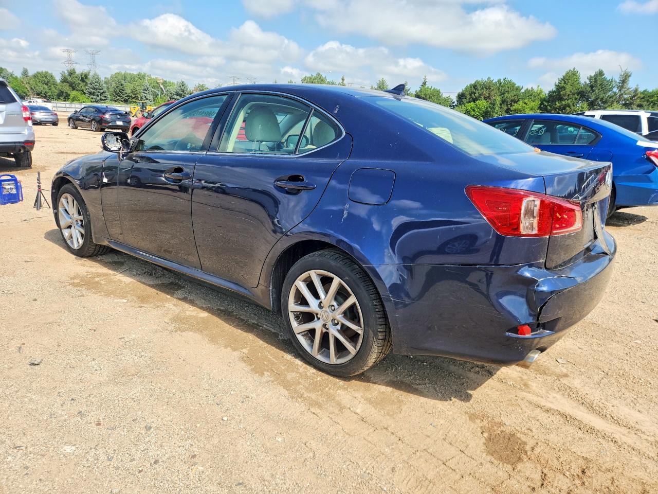 2011 Lexus Is 250 Синий vin: JTHCF5C29B5047540