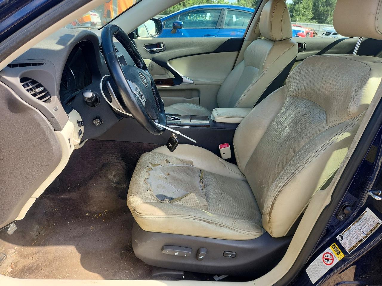 2011 Lexus Is 250 Синий vin: JTHCF5C29B5047540