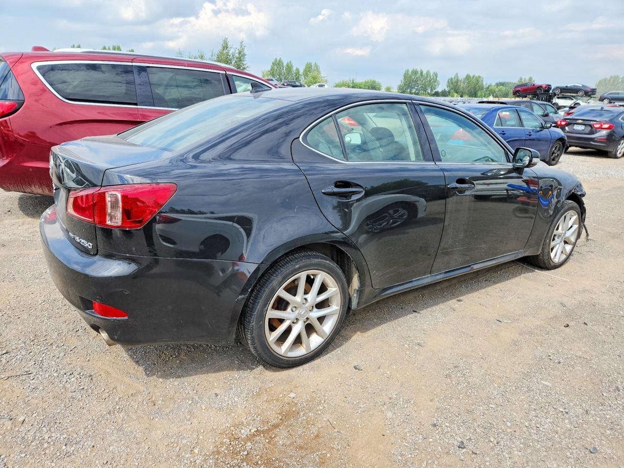 2011 Lexus Is 250 Black vin: JTHCF5C29B5051457