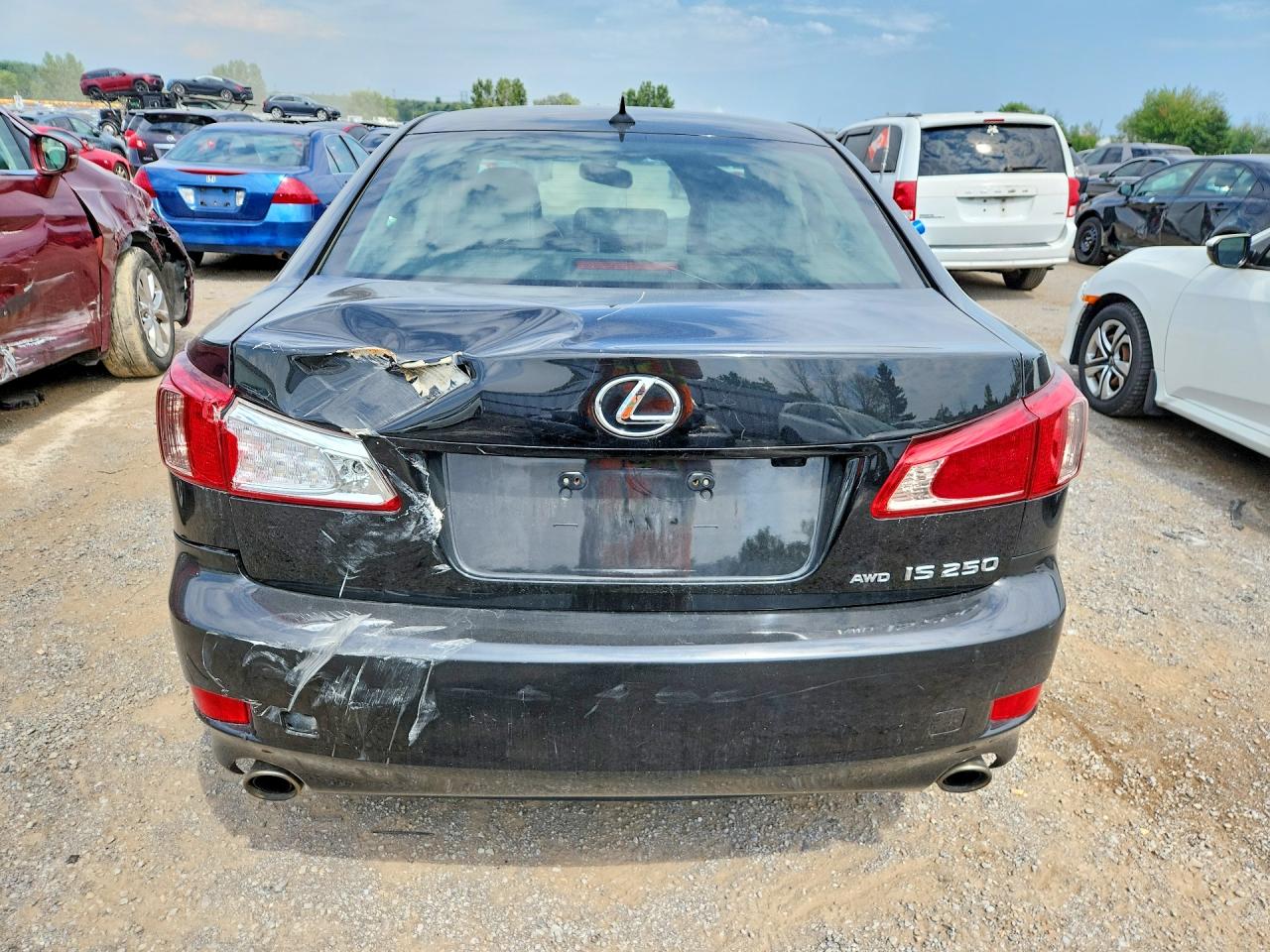 2011 Lexus Is 250 Black vin: JTHCF5C29B5051457