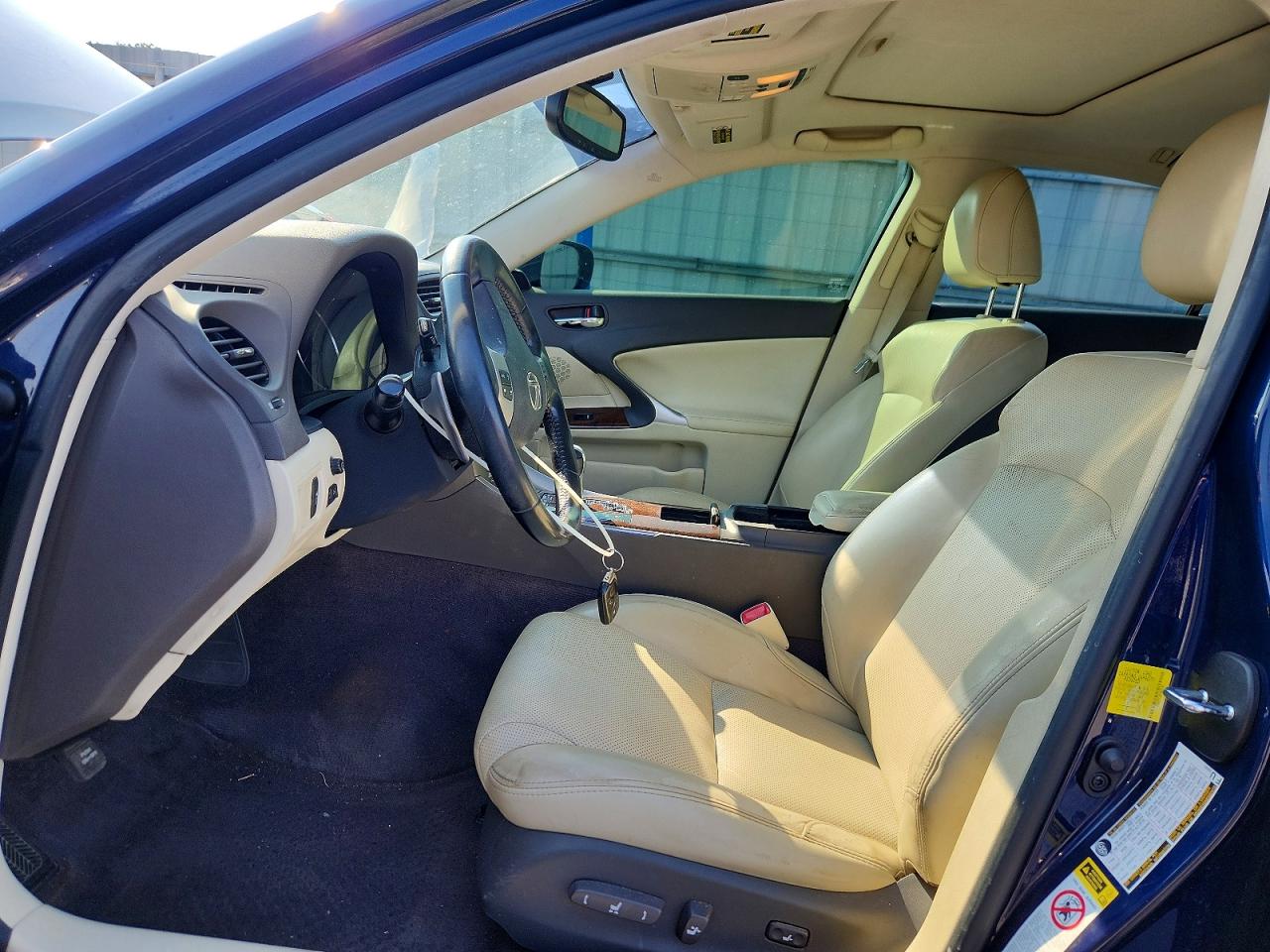 2012 Lexus Is 250 Blue vin: JTHCF5C29C2035701