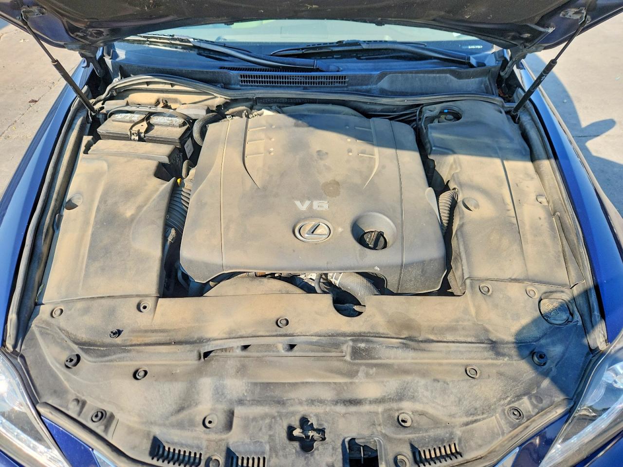 2012 Lexus Is 250 Blue vin: JTHCF5C29C2035701