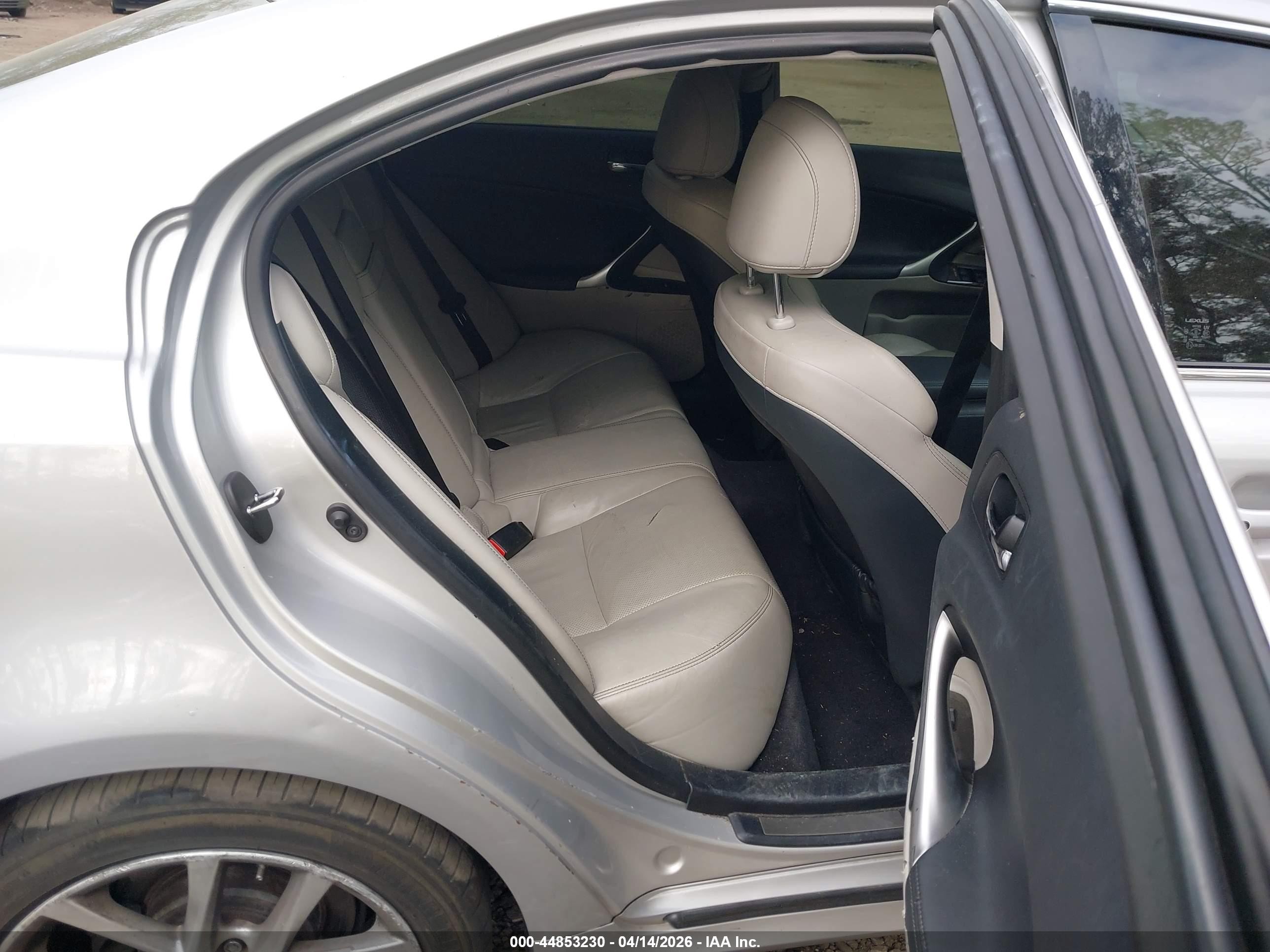 2012 Lexus Is 250   Silver vin: JTHCF5C29C5054859