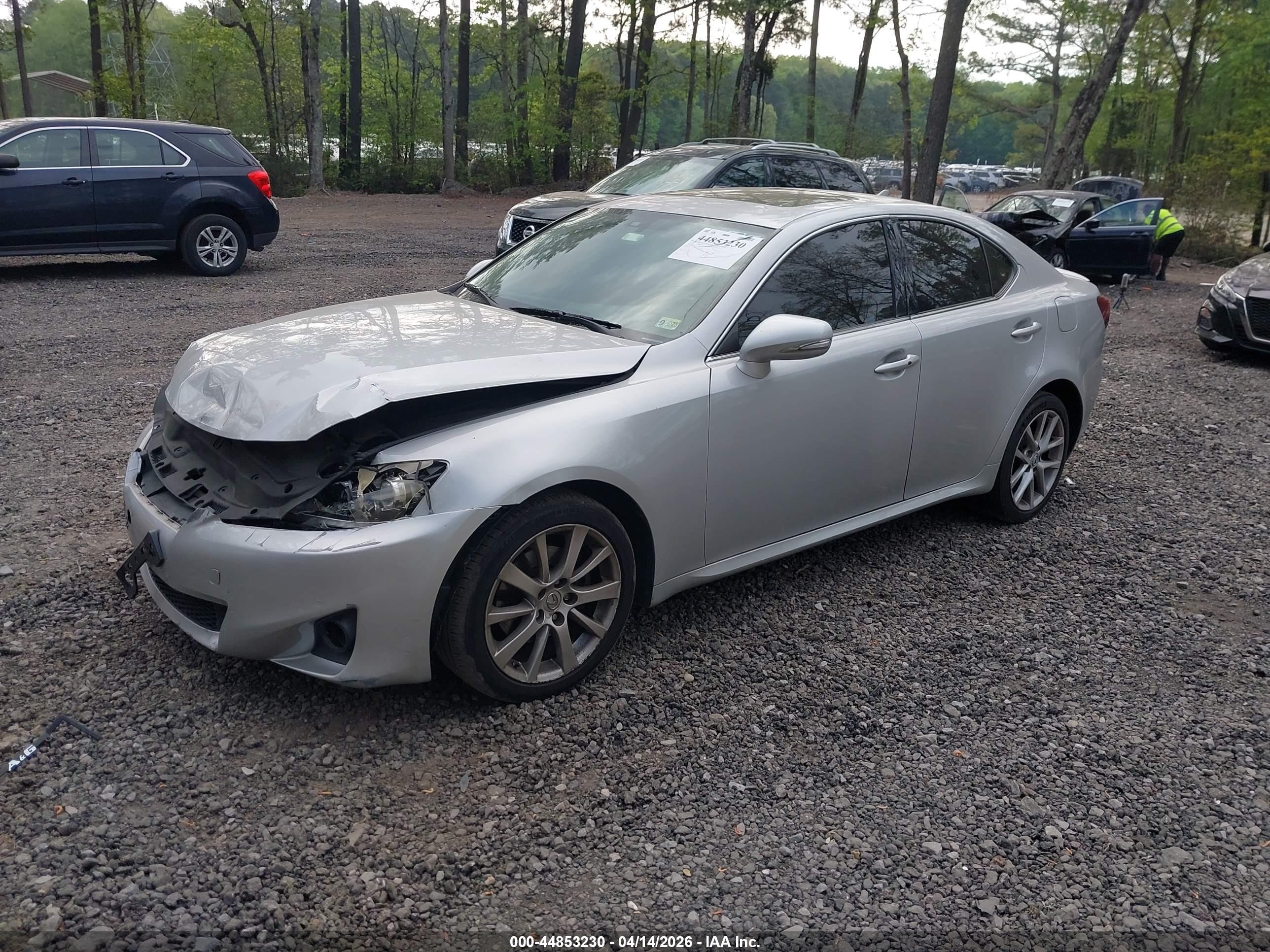2012 Lexus Is 250   Silver vin: JTHCF5C29C5054859