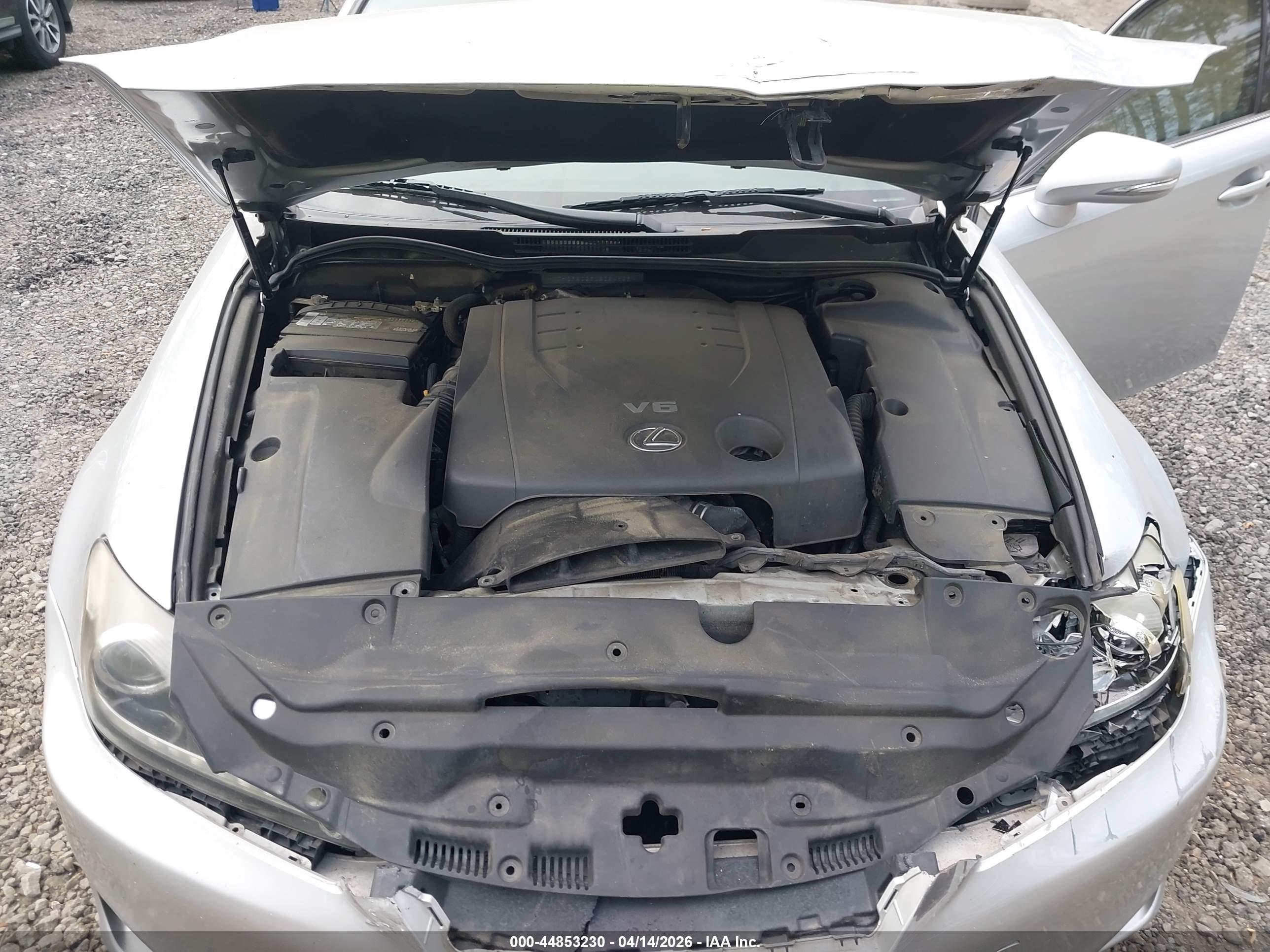 2012 Lexus Is 250   Silver vin: JTHCF5C29C5054859