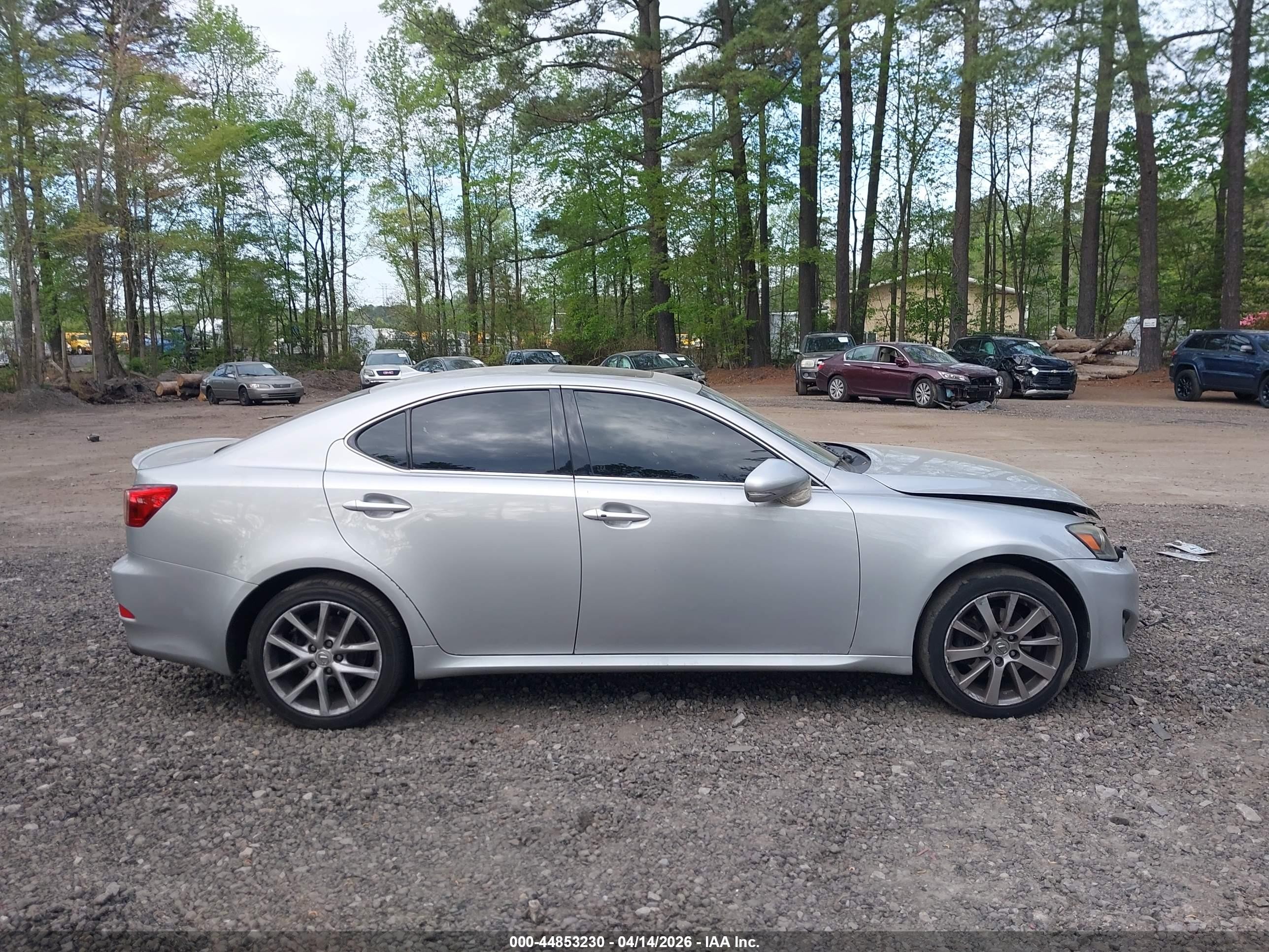 2012 Lexus Is 250   Silver vin: JTHCF5C29C5054859