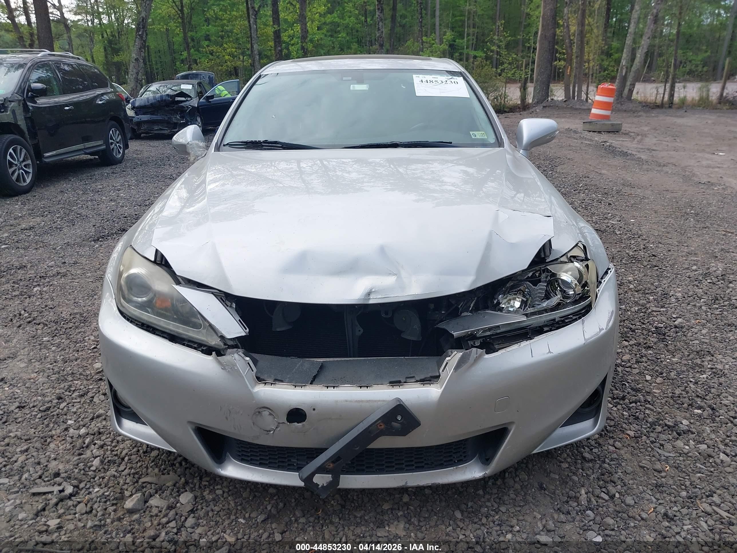2012 Lexus Is 250   Silver vin: JTHCF5C29C5054859