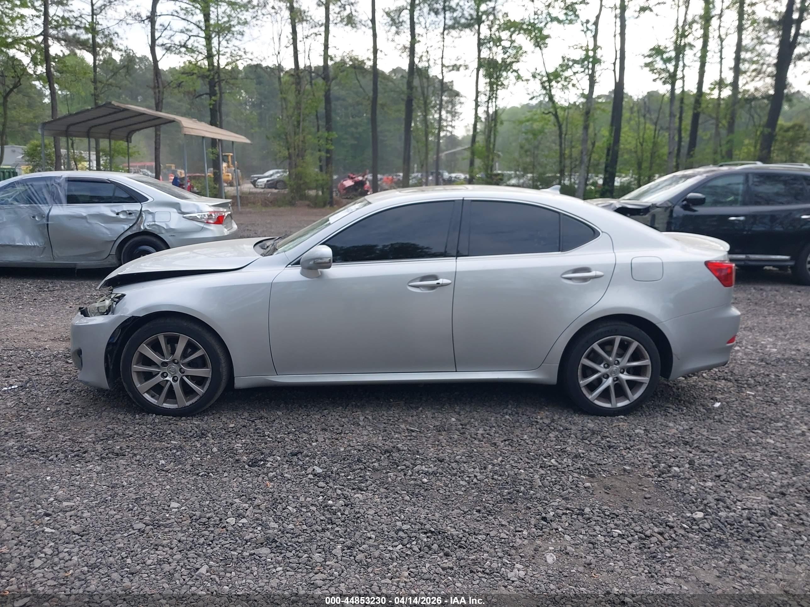 2012 Lexus Is 250   Silver vin: JTHCF5C29C5054859