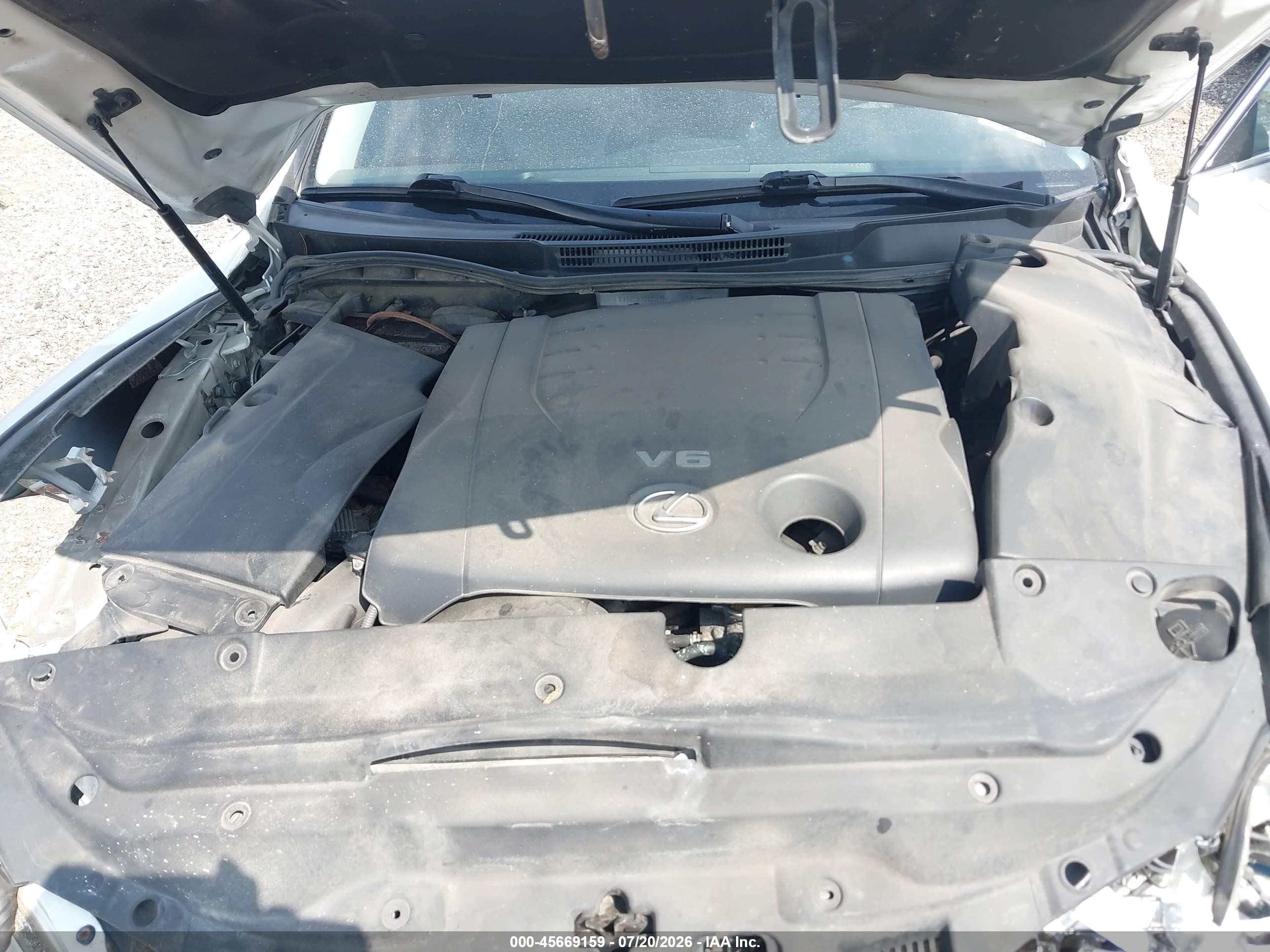 2012 Lexus Is 250   White vin: JTHCF5C29C5058233