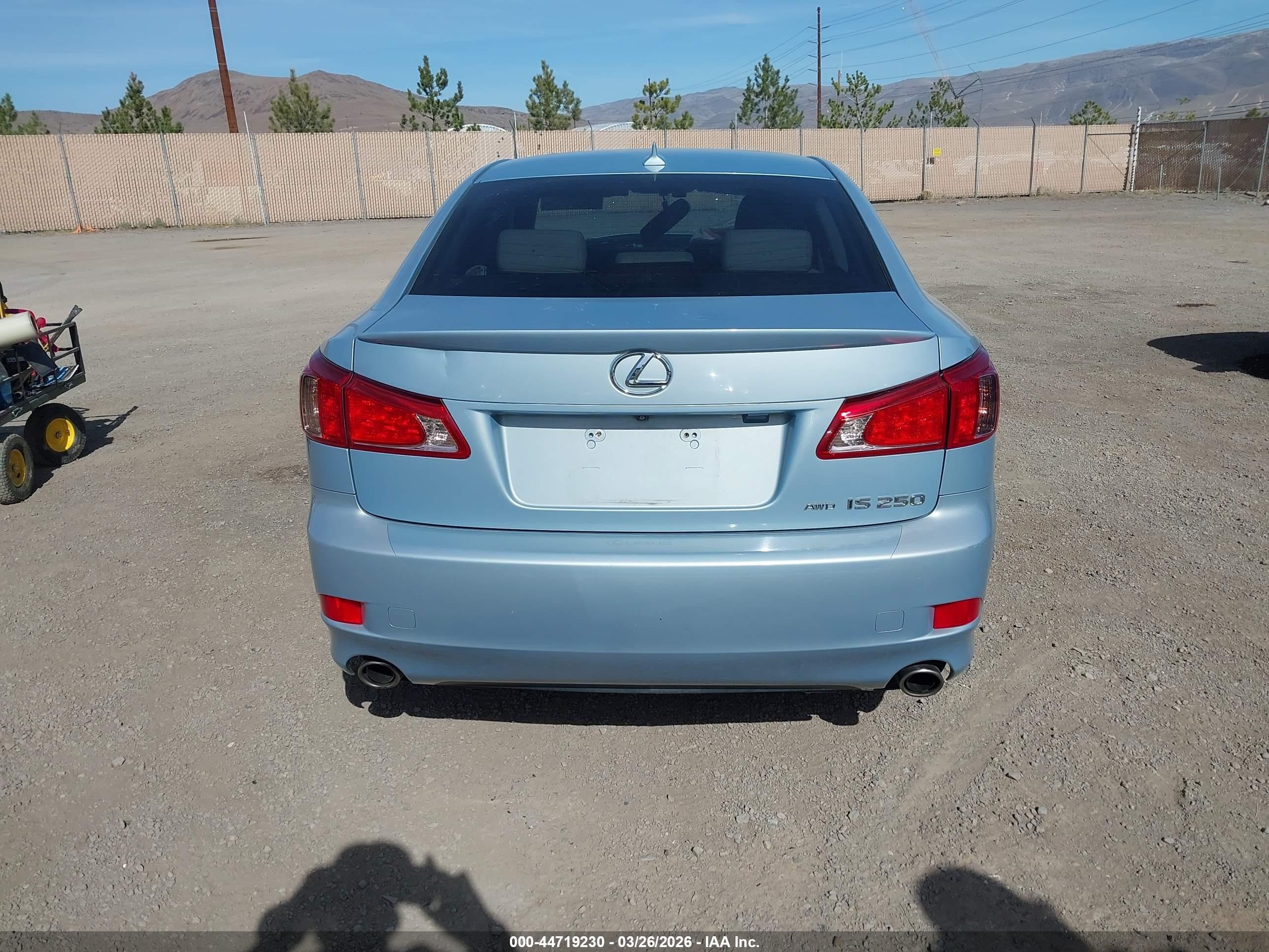 2013 Lexus Is 250   Light Blue vin: JTHCF5C29D5062316