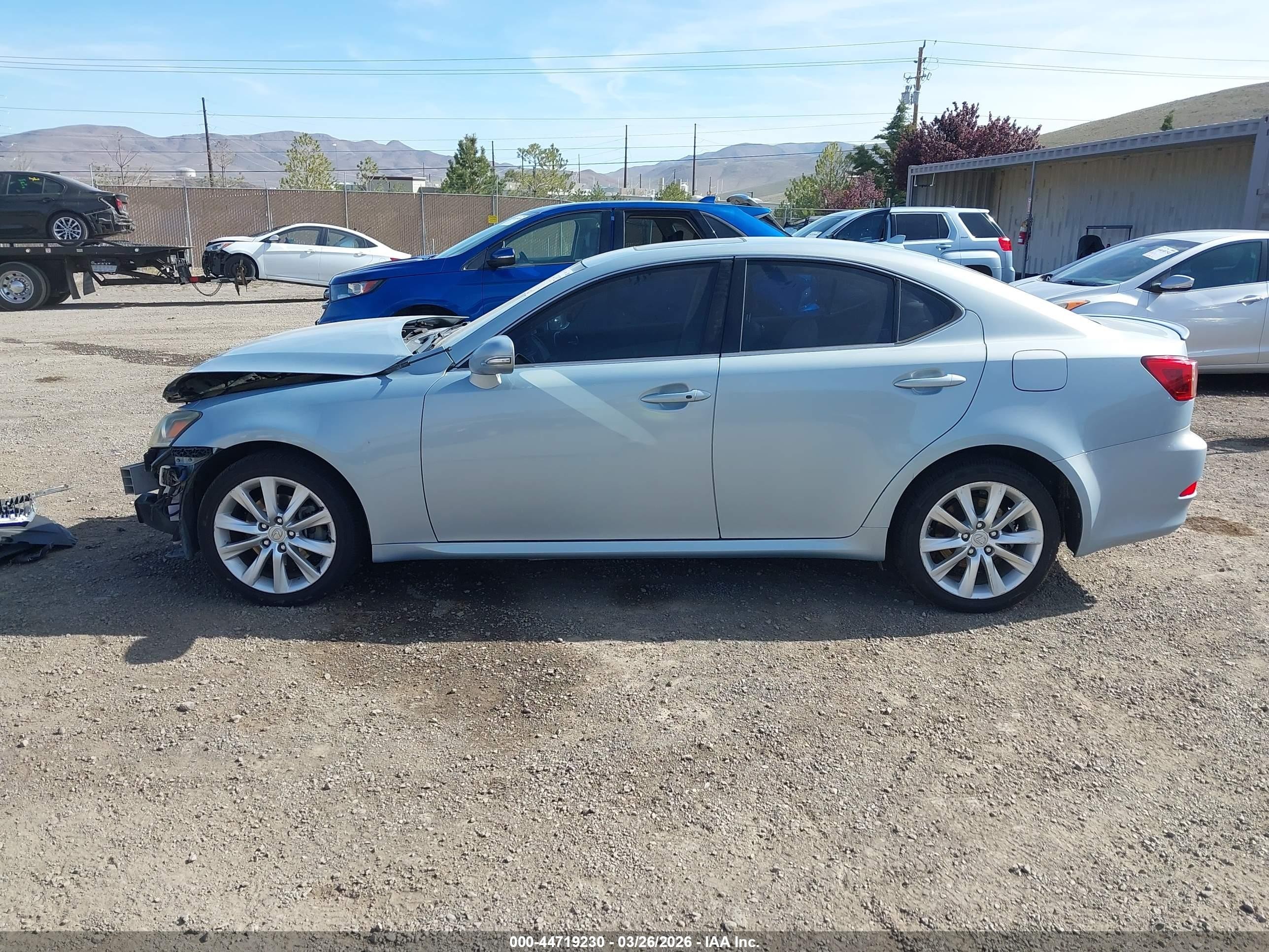 2013 Lexus Is 250   Light Blue vin: JTHCF5C29D5062316