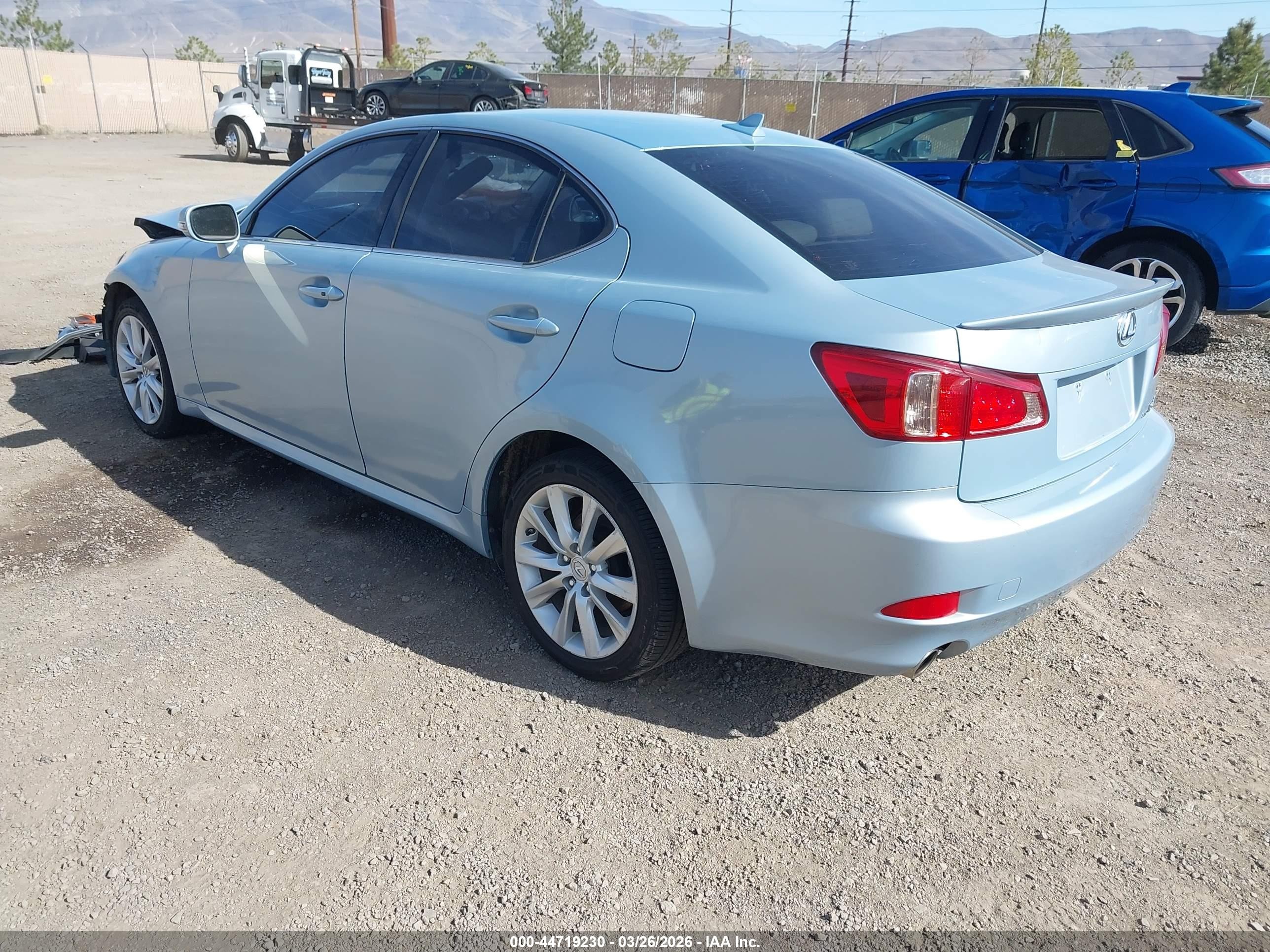 2013 Lexus Is 250   Light Blue vin: JTHCF5C29D5062316
