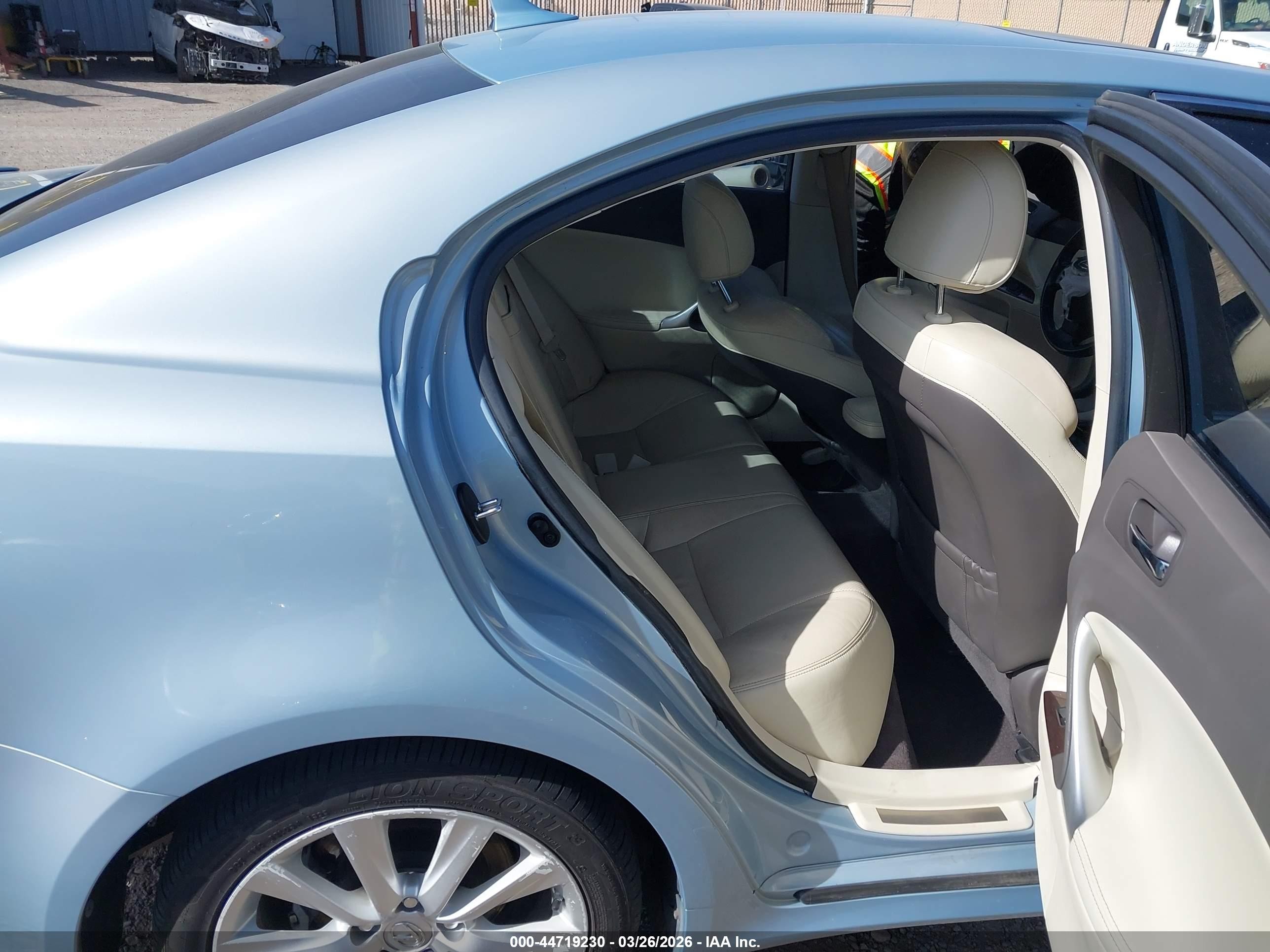 2013 Lexus Is 250   Light Blue vin: JTHCF5C29D5062316