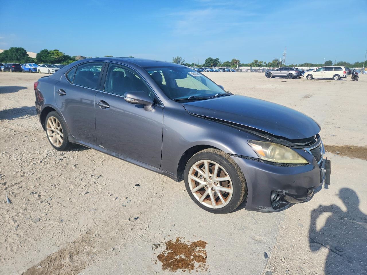2013 Lexus Is 250 Silver vin: JTHCF5C29D5063546