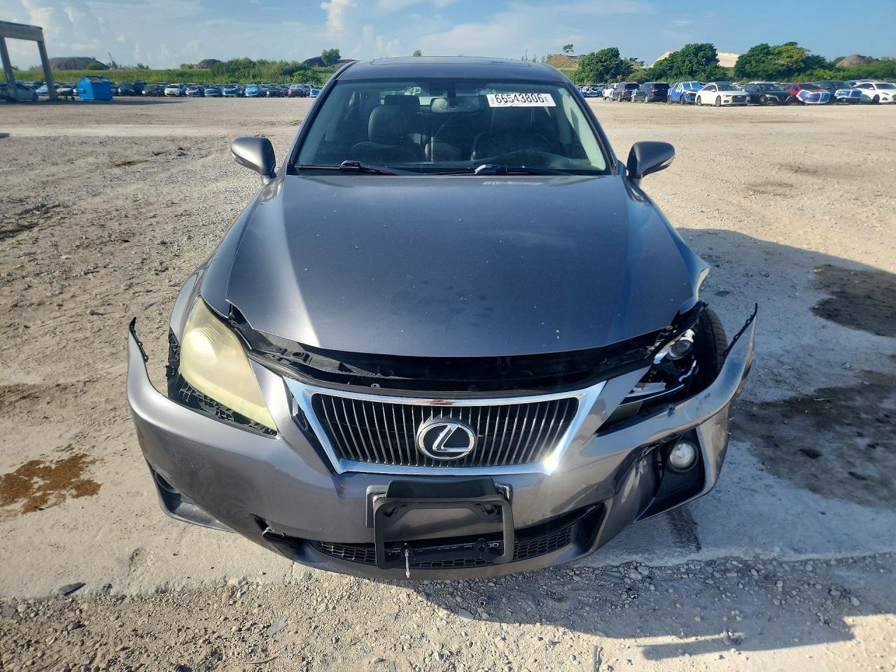 2013 Lexus Is 250 Silver vin: JTHCF5C29D5063546