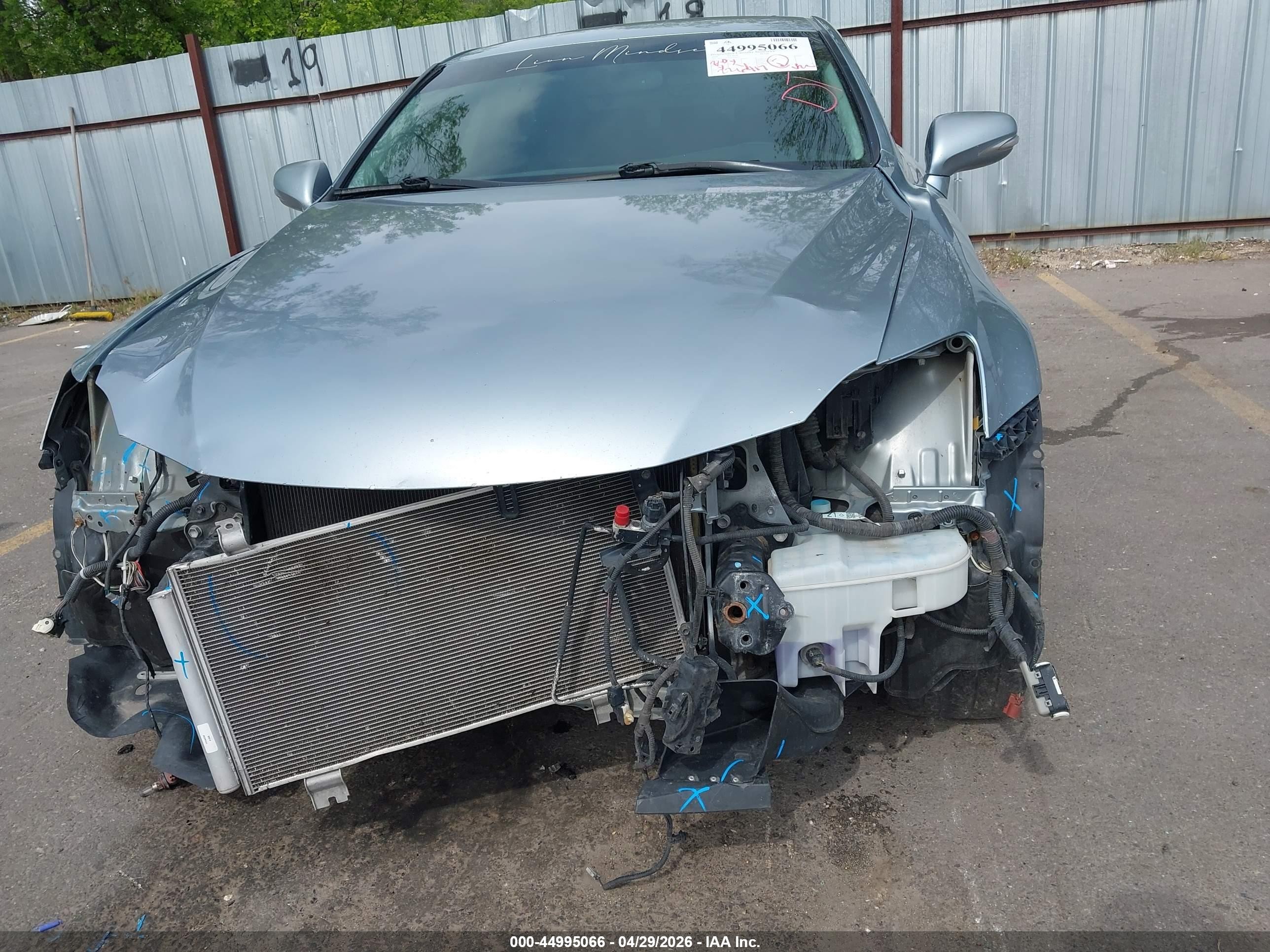 2010 Lexus Is 250   Light Blue vin: JTHCF5C2XA5038103