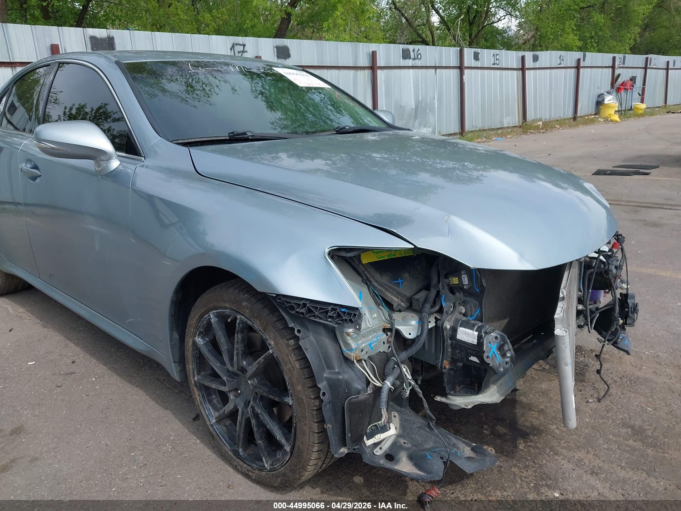 2010 Lexus Is 250   Light Blue vin: JTHCF5C2XA5038103