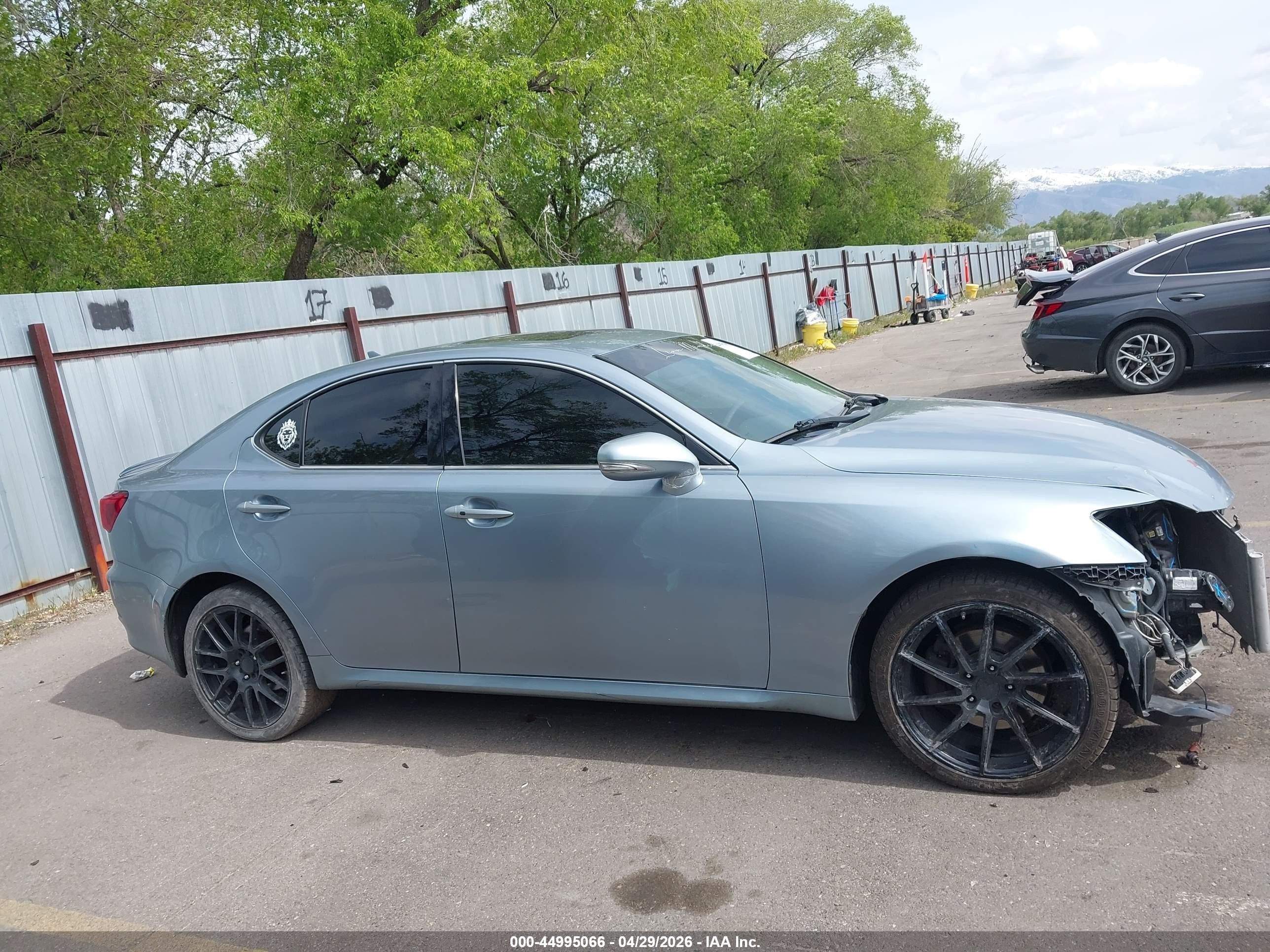 2010 Lexus Is 250   Light Blue vin: JTHCF5C2XA5038103