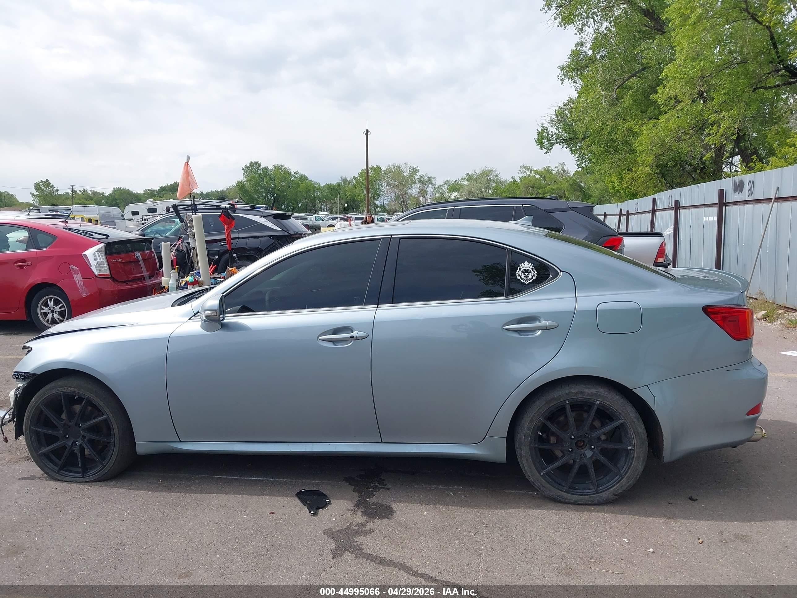 2010 Lexus Is 250   Light Blue vin: JTHCF5C2XA5038103