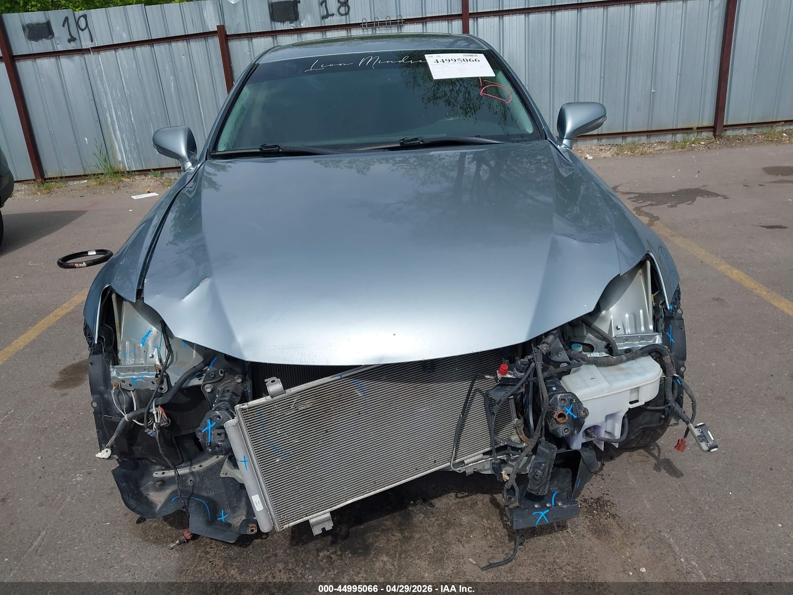 2010 Lexus Is 250   Light Blue vin: JTHCF5C2XA5038103