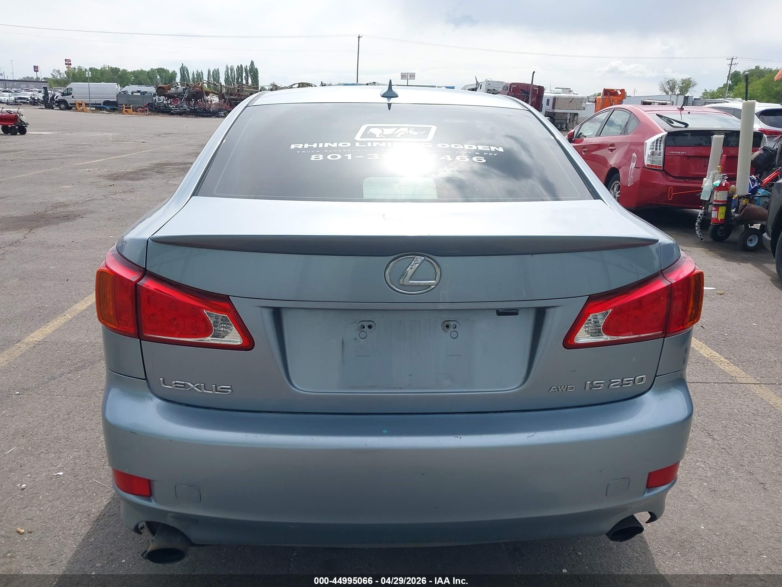 2010 Lexus Is 250   Light Blue vin: JTHCF5C2XA5038103