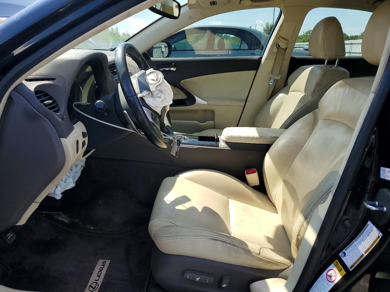 2012 Lexus Is 250 Black vin: JTHCF5C2XC5059519