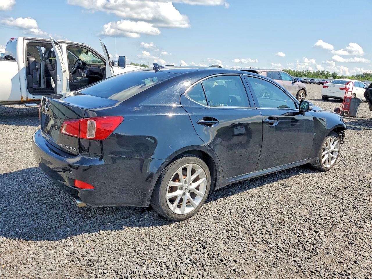 2012 Lexus Is 250 Black vin: JTHCF5C2XC5059519