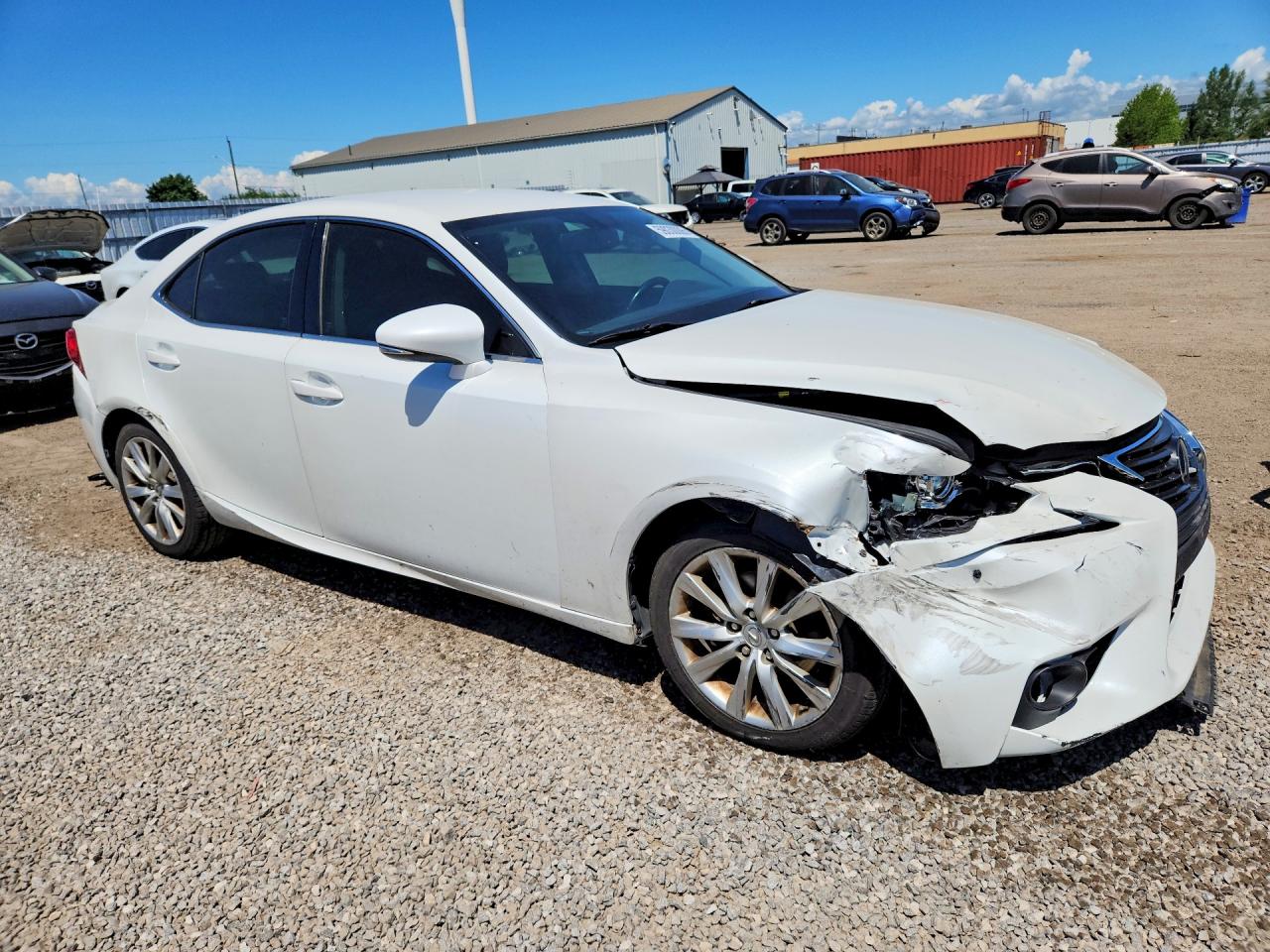 2015 Lexus Is 250 Белый vin: JTHCF5D25F5022512
