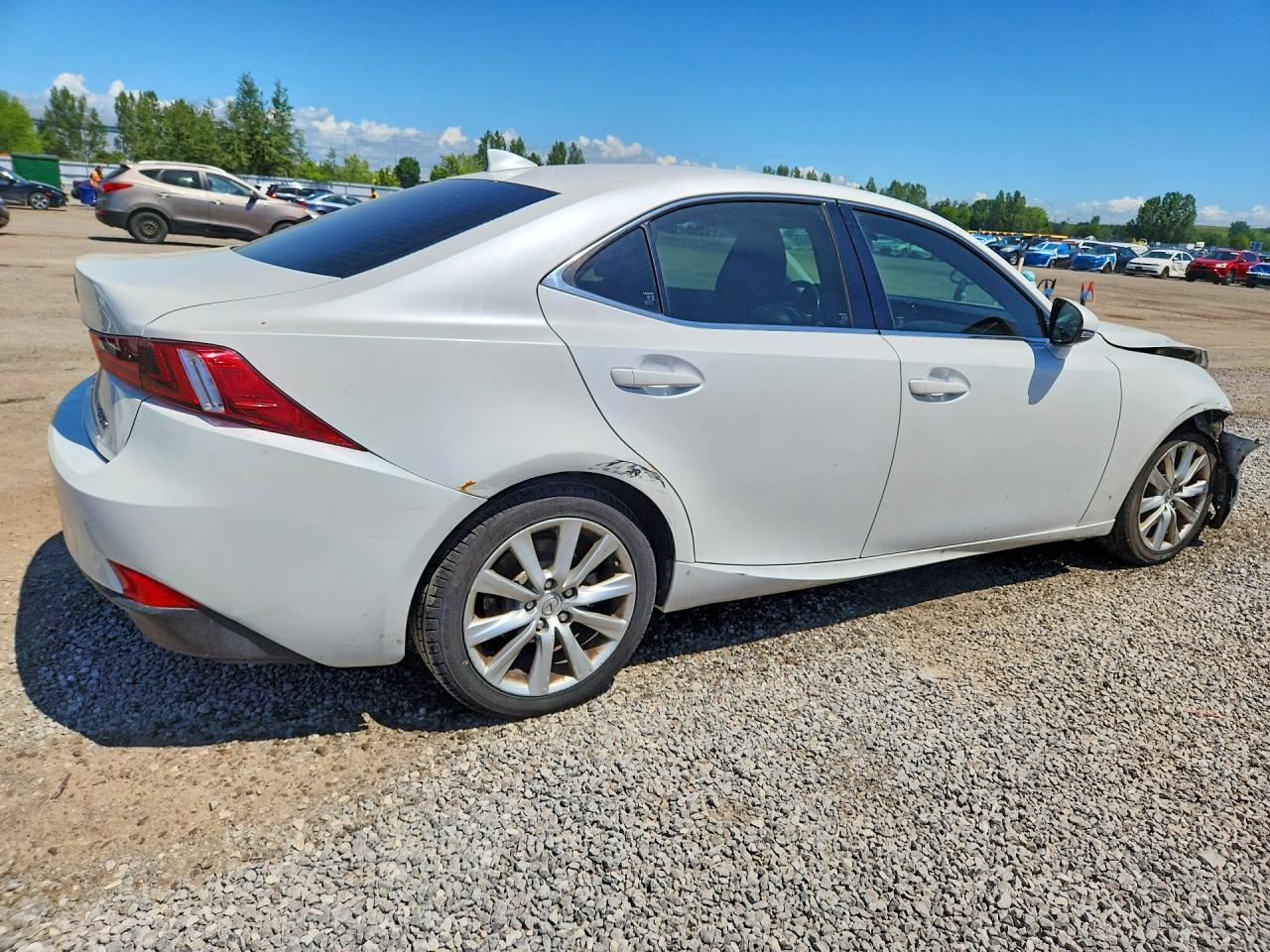 2015 Lexus Is 250 Белый vin: JTHCF5D25F5022512
