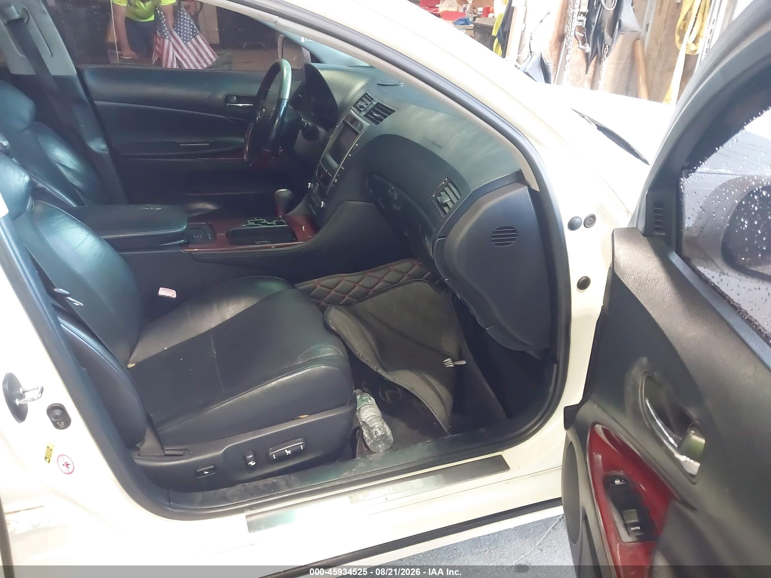 2006 Lexus Gs 300   White vin: JTHCH96S060020503