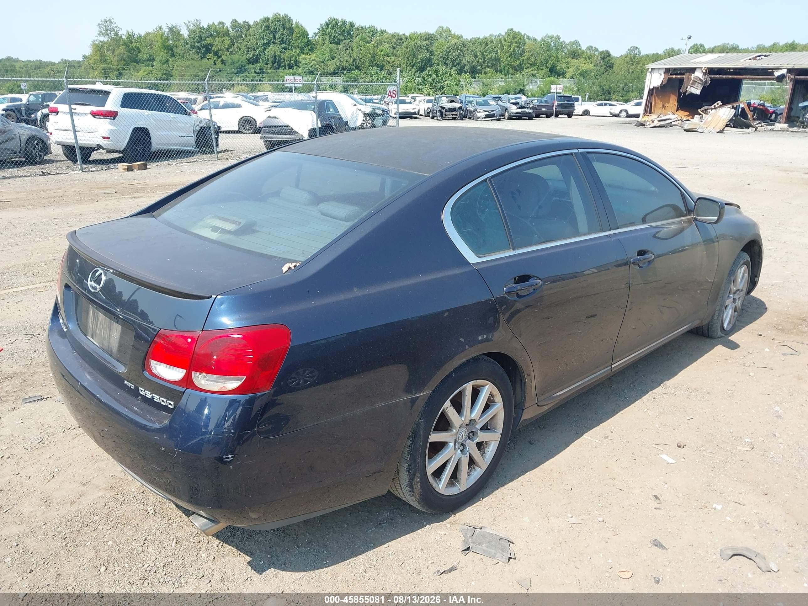 2006 Lexus Gs 300 Blue vin: JTHCH96S160006903