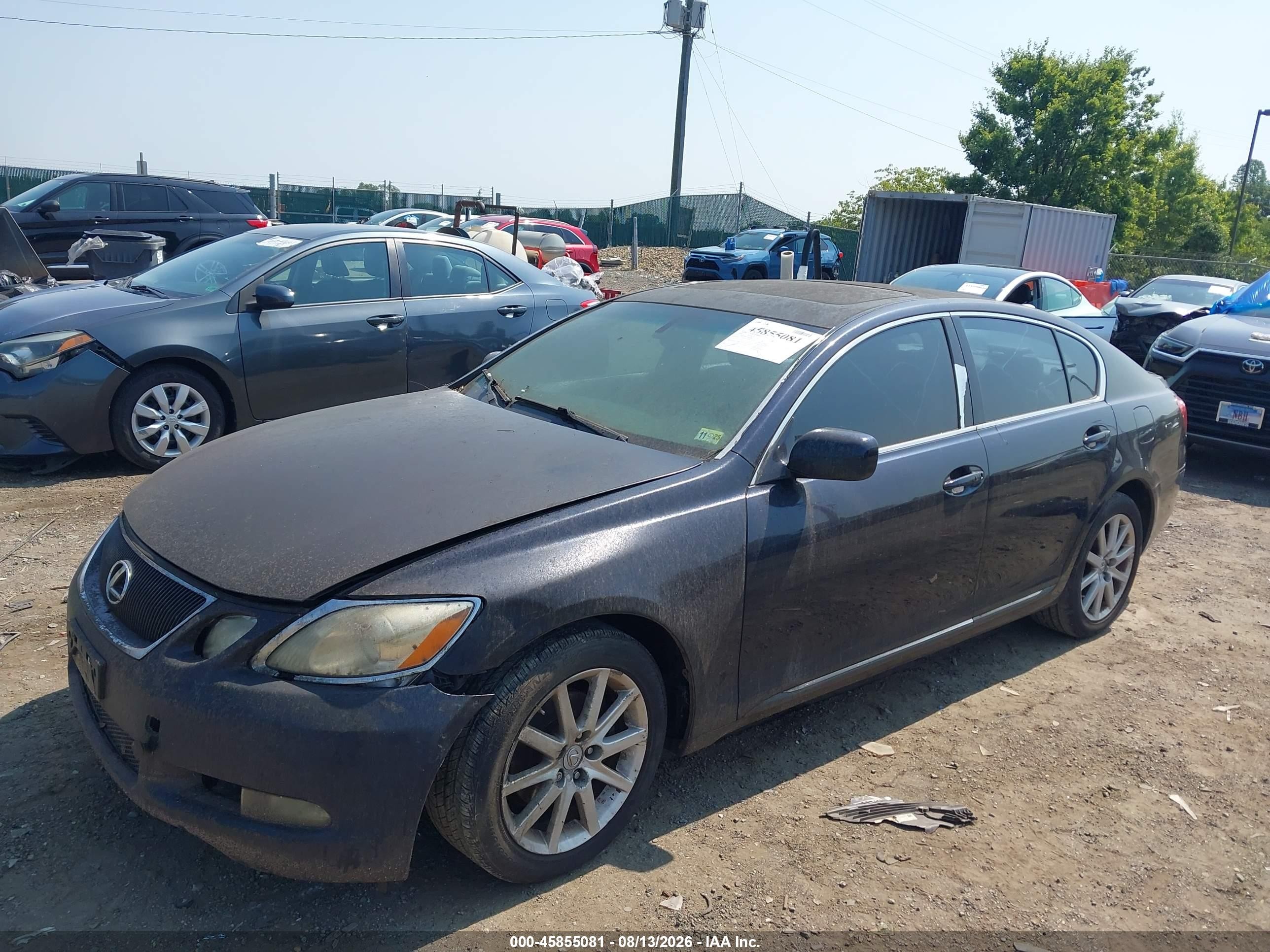 2006 Lexus Gs 300 Blue vin: JTHCH96S160006903