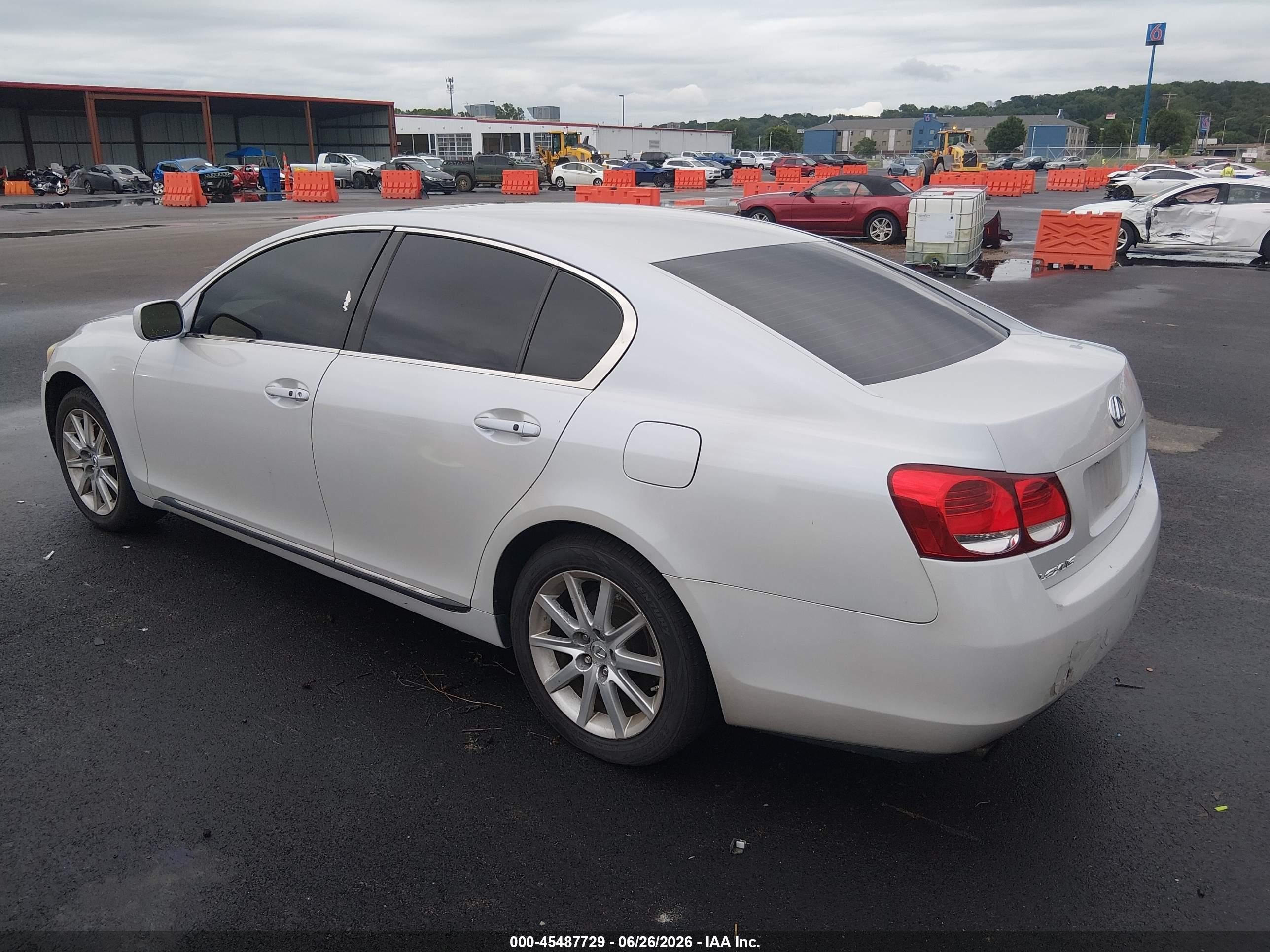 2006 Lexus Gs 300   White vin: JTHCH96S160014631