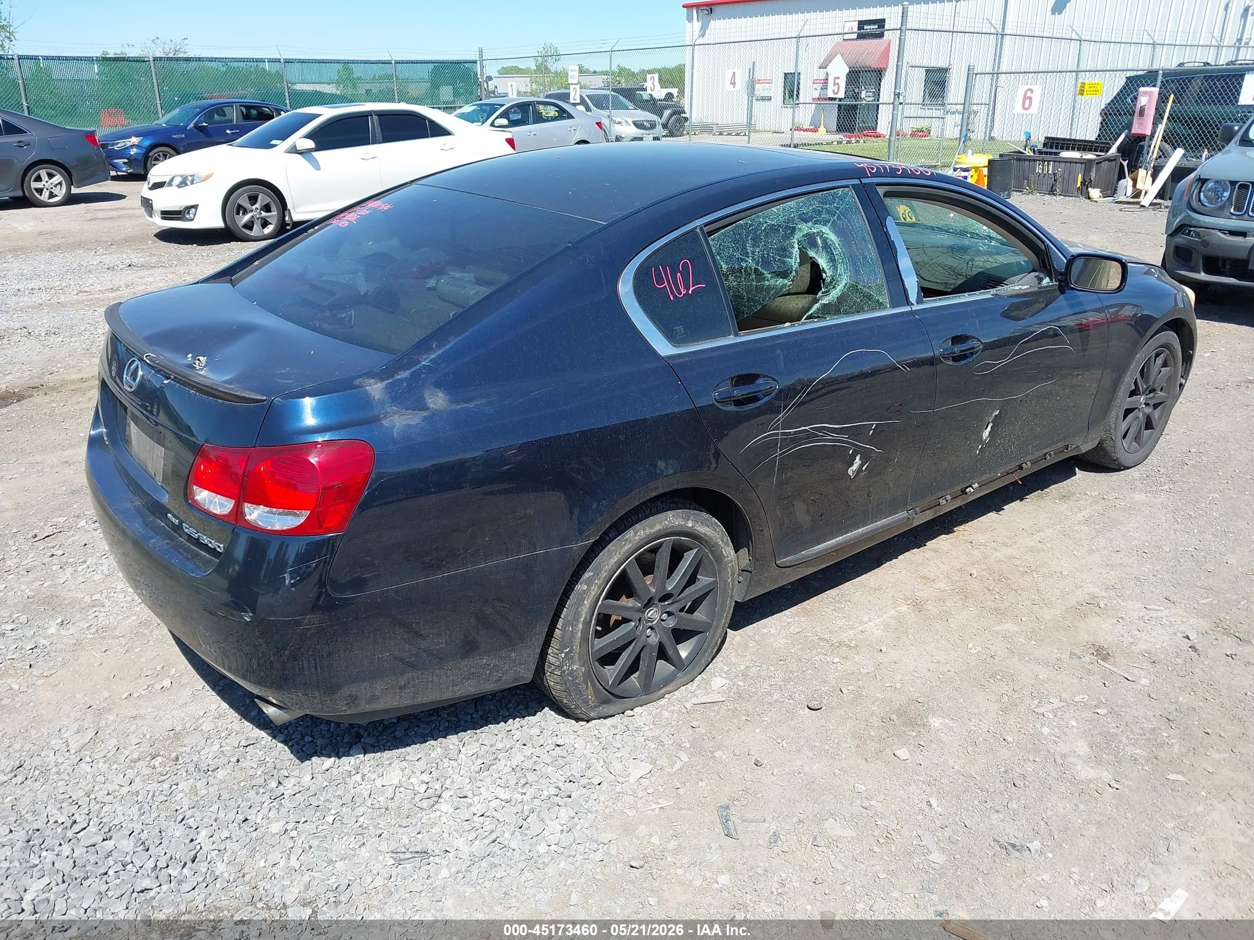 2006 Lexus Gs 300   Синий vin: JTHCH96S360005123