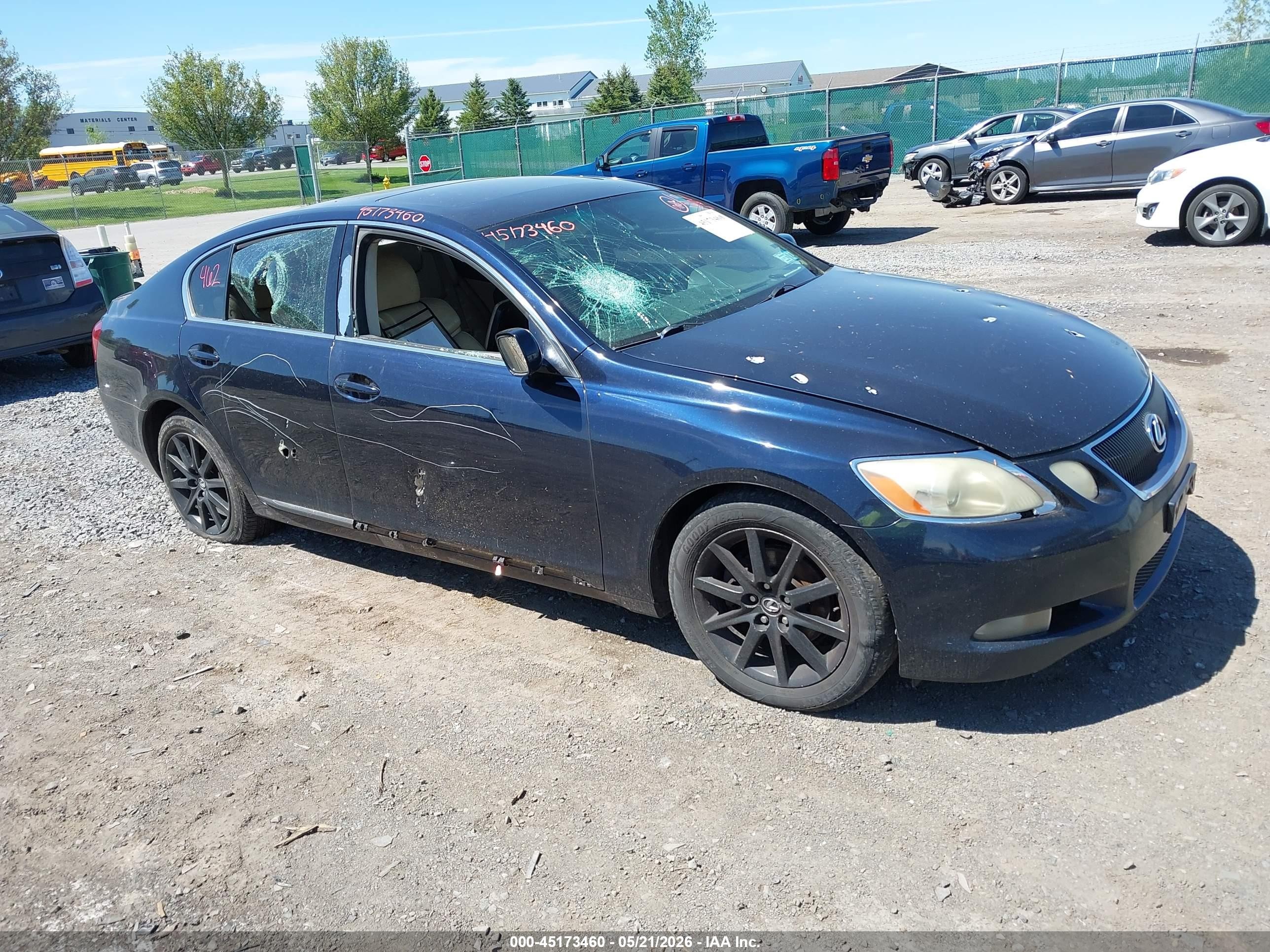 2006 Lexus Gs 300   Синий vin: JTHCH96S360005123