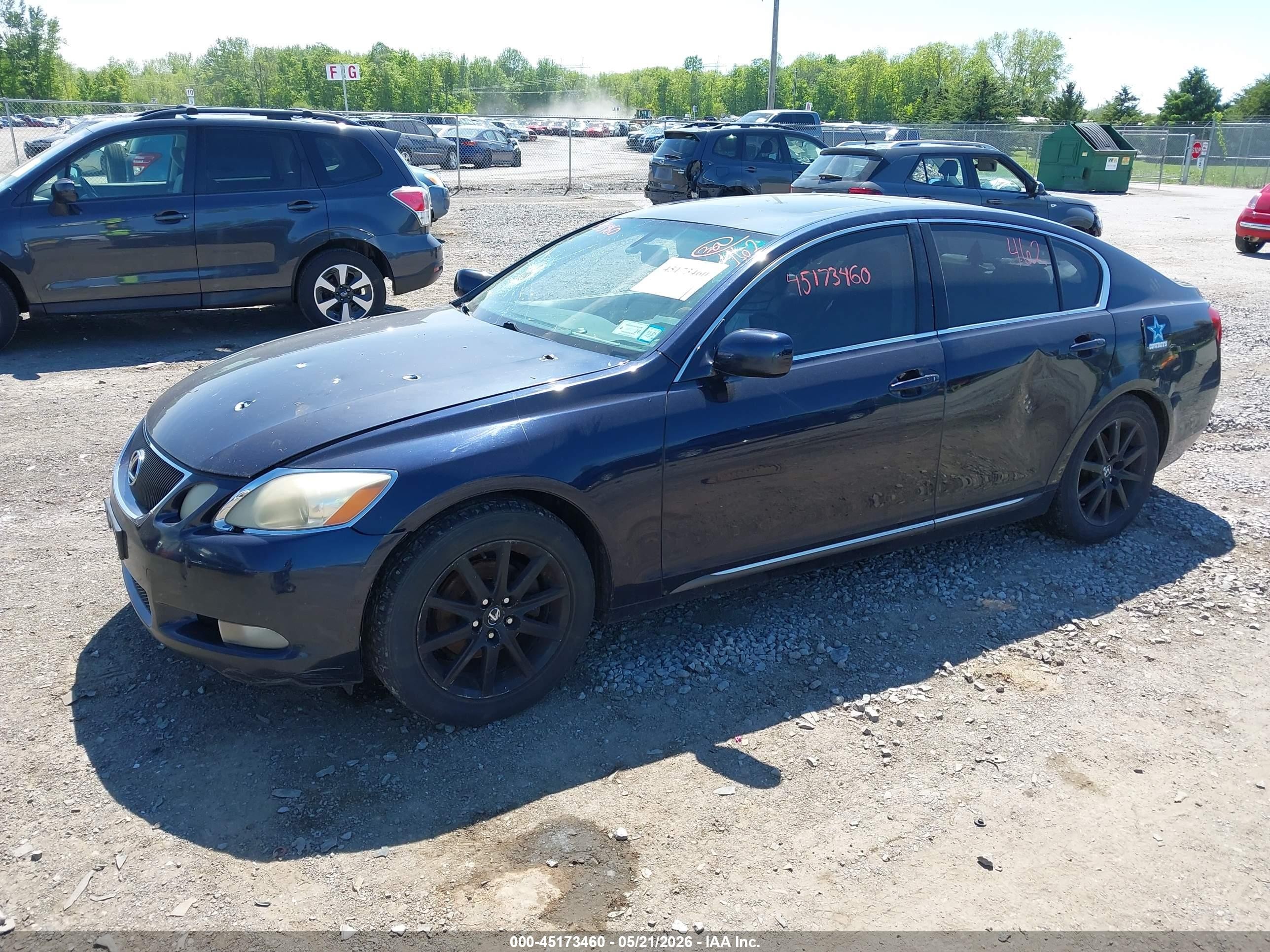 2006 Lexus Gs 300   Синий vin: JTHCH96S360005123