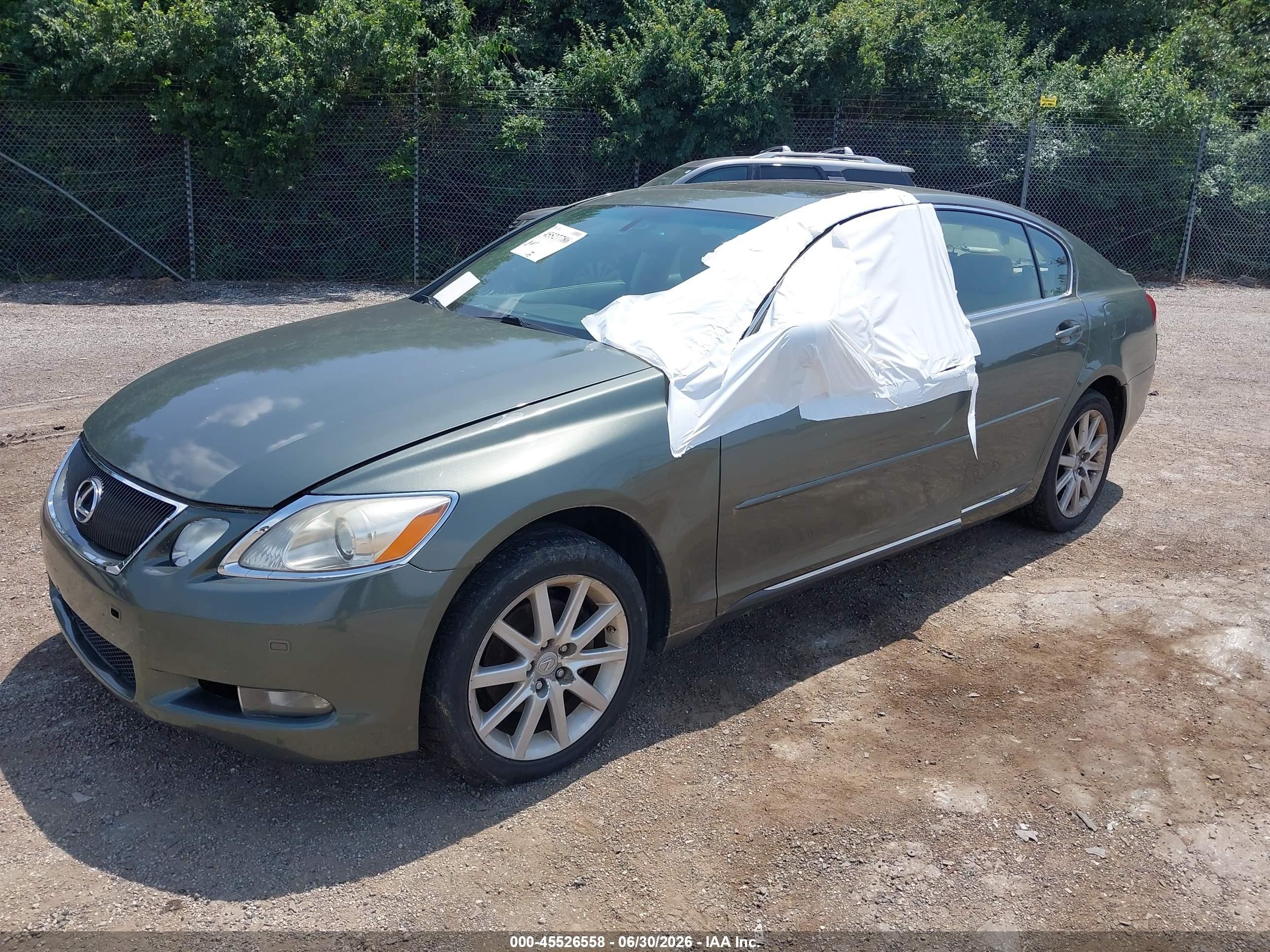2006 Lexus Gs 300 Green vin: JTHCH96S360019457