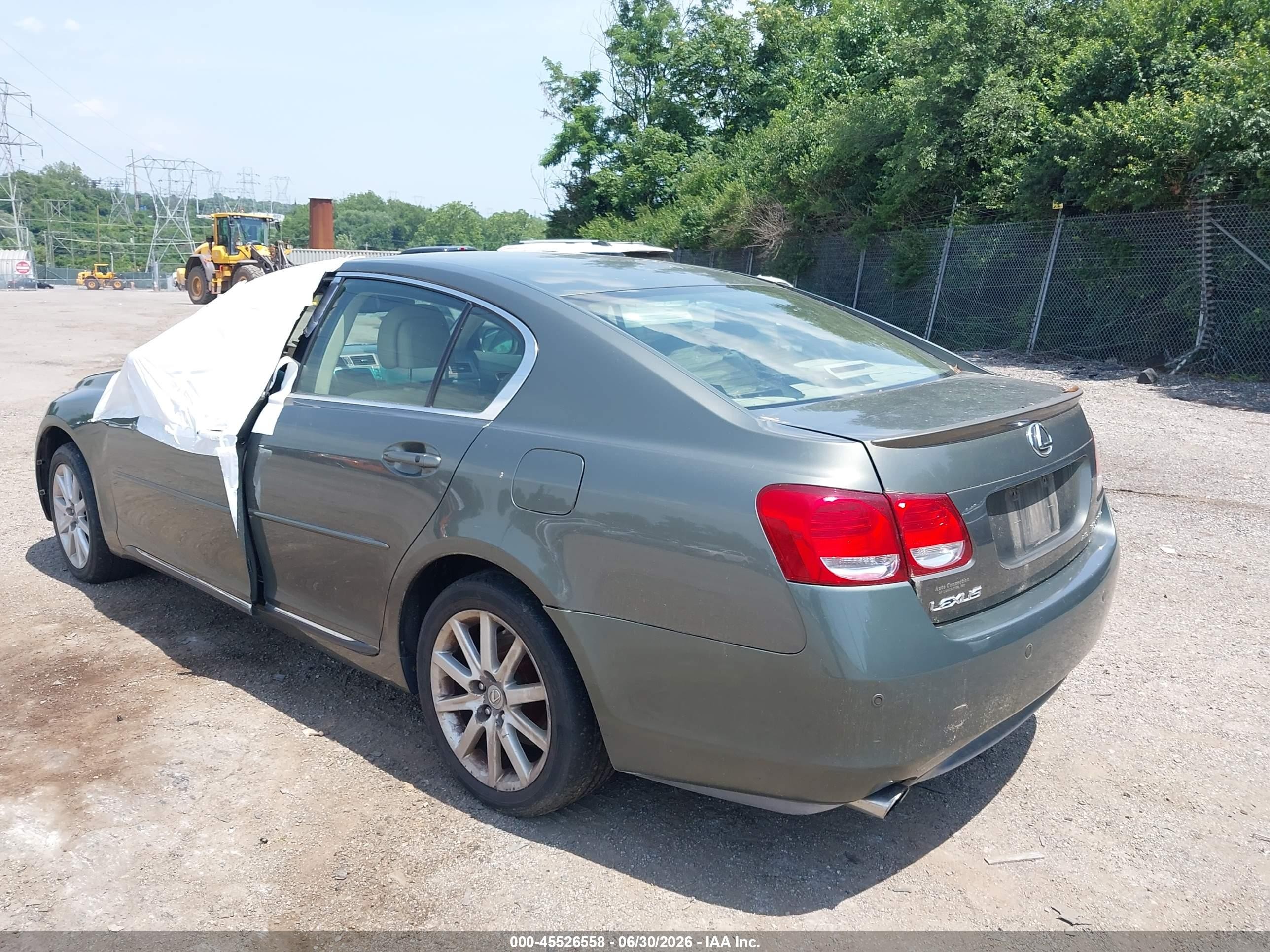 2006 Lexus Gs 300 Green vin: JTHCH96S360019457