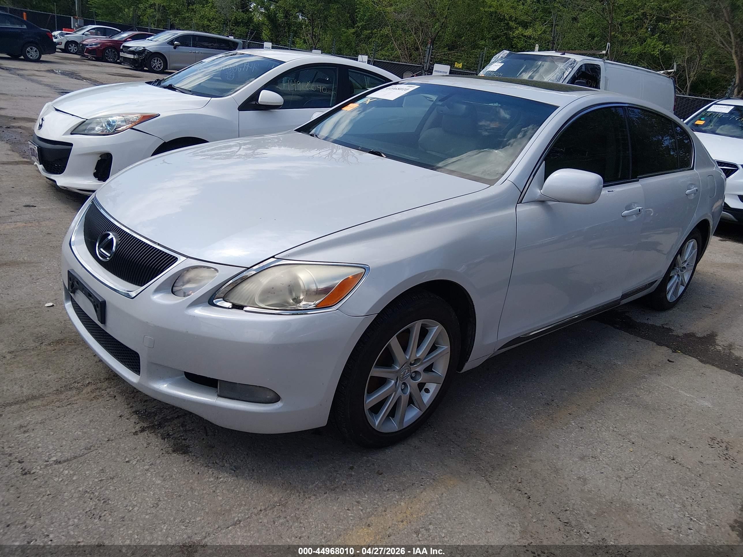 2006 Lexus Gs 300 White vin: JTHCH96S360020513