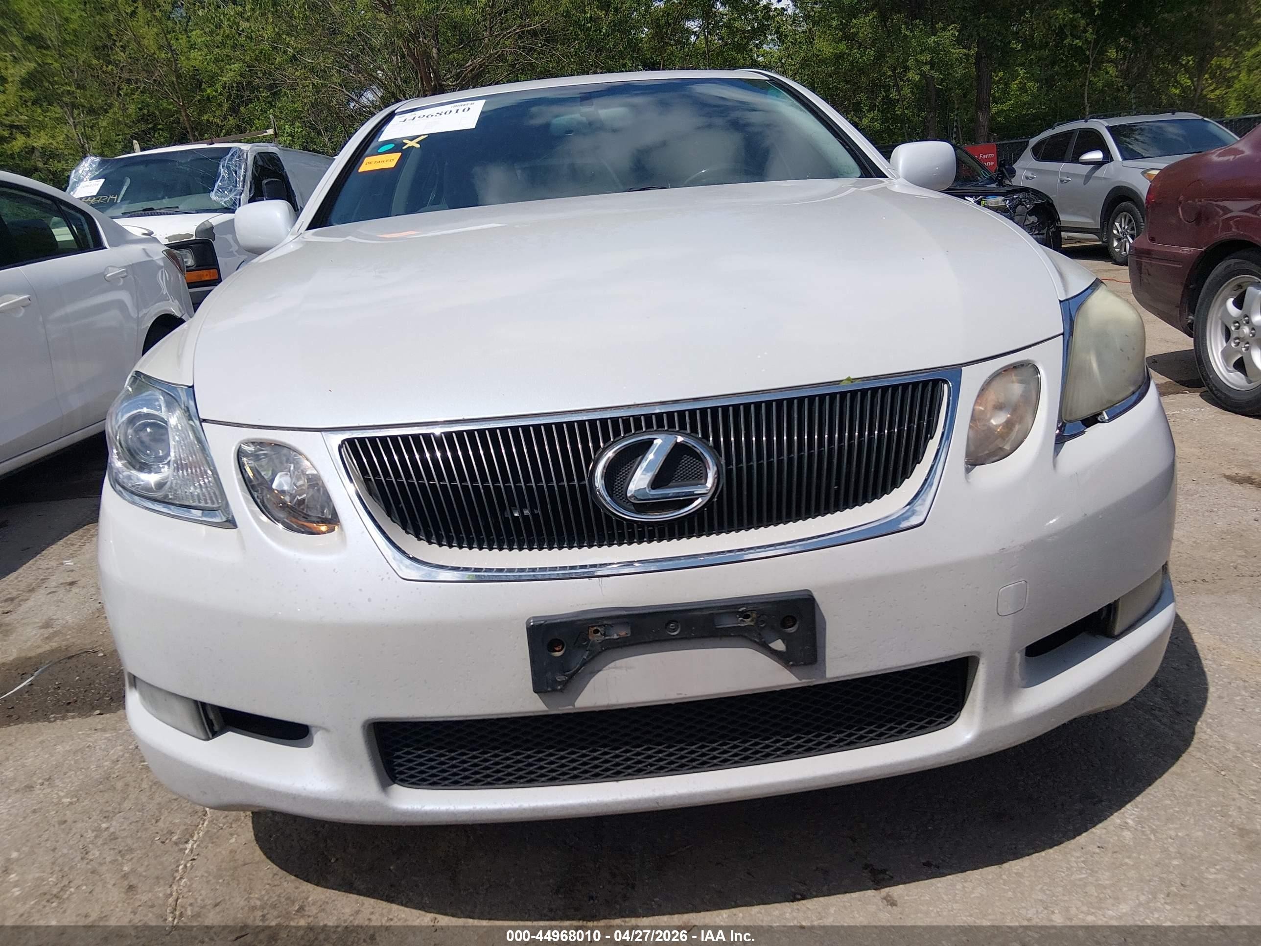 2006 Lexus Gs 300 White vin: JTHCH96S360020513