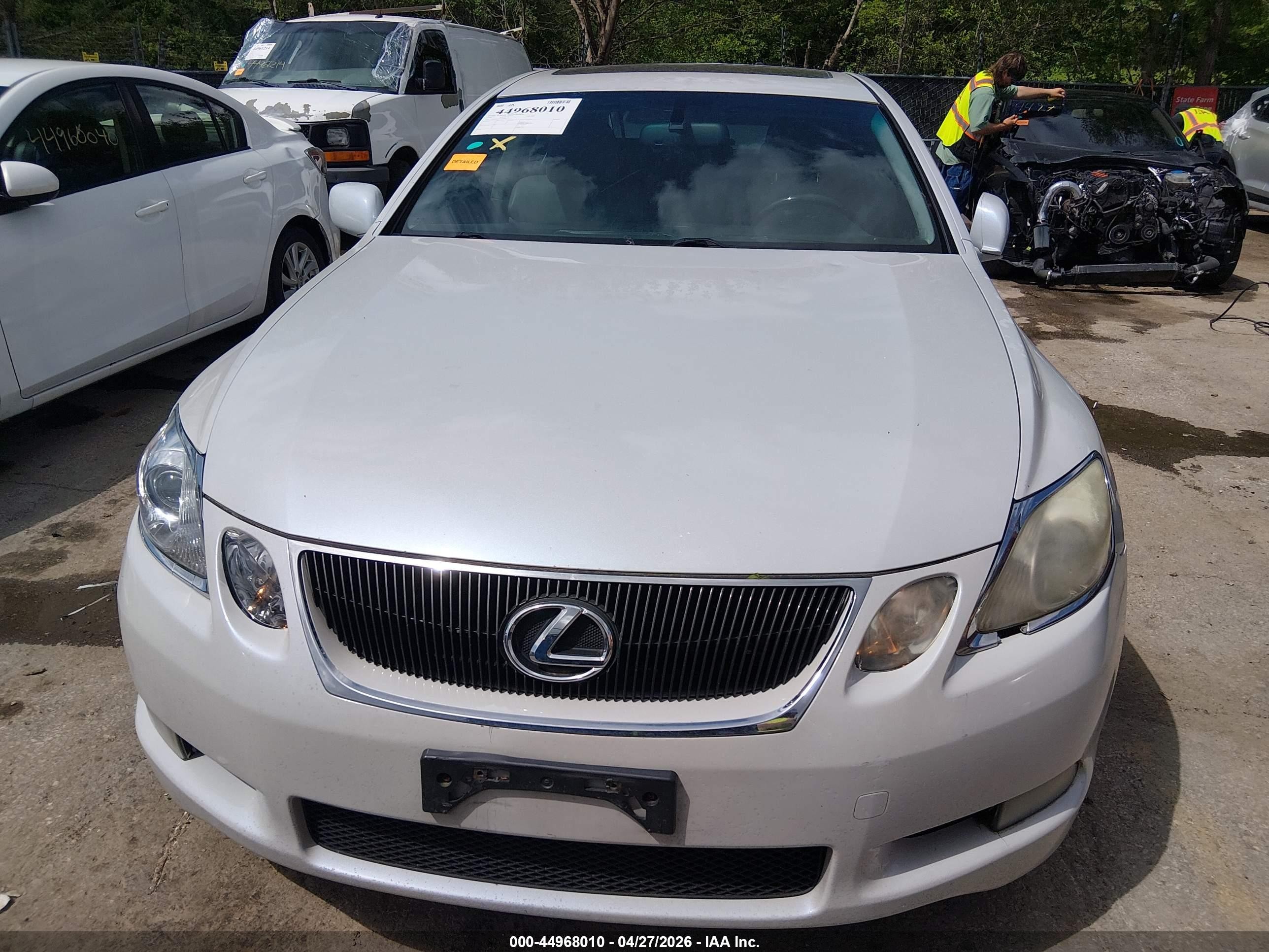 2006 Lexus Gs 300 White vin: JTHCH96S360020513