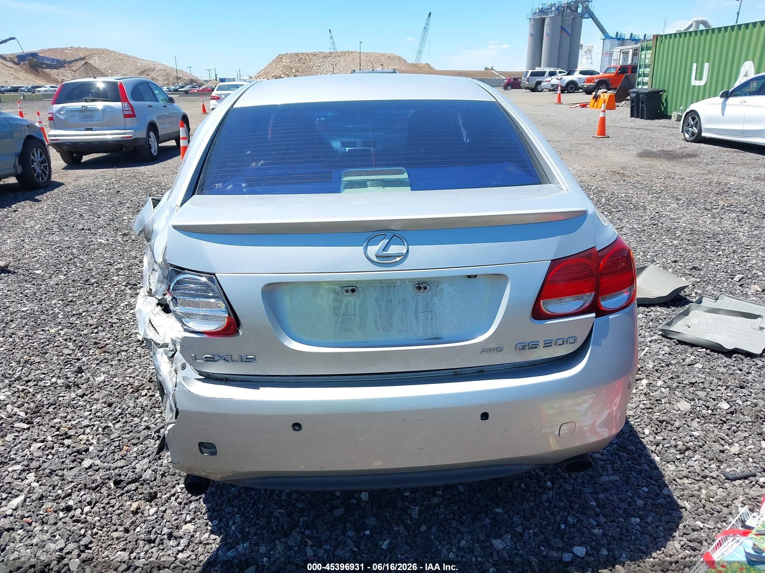 2006 Lexus Gs 300   Silver vin: JTHCH96S460011707