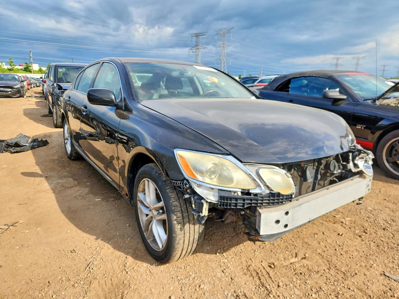 2006 Lexus Gs 300 Black vin: JTHCH96S560005673